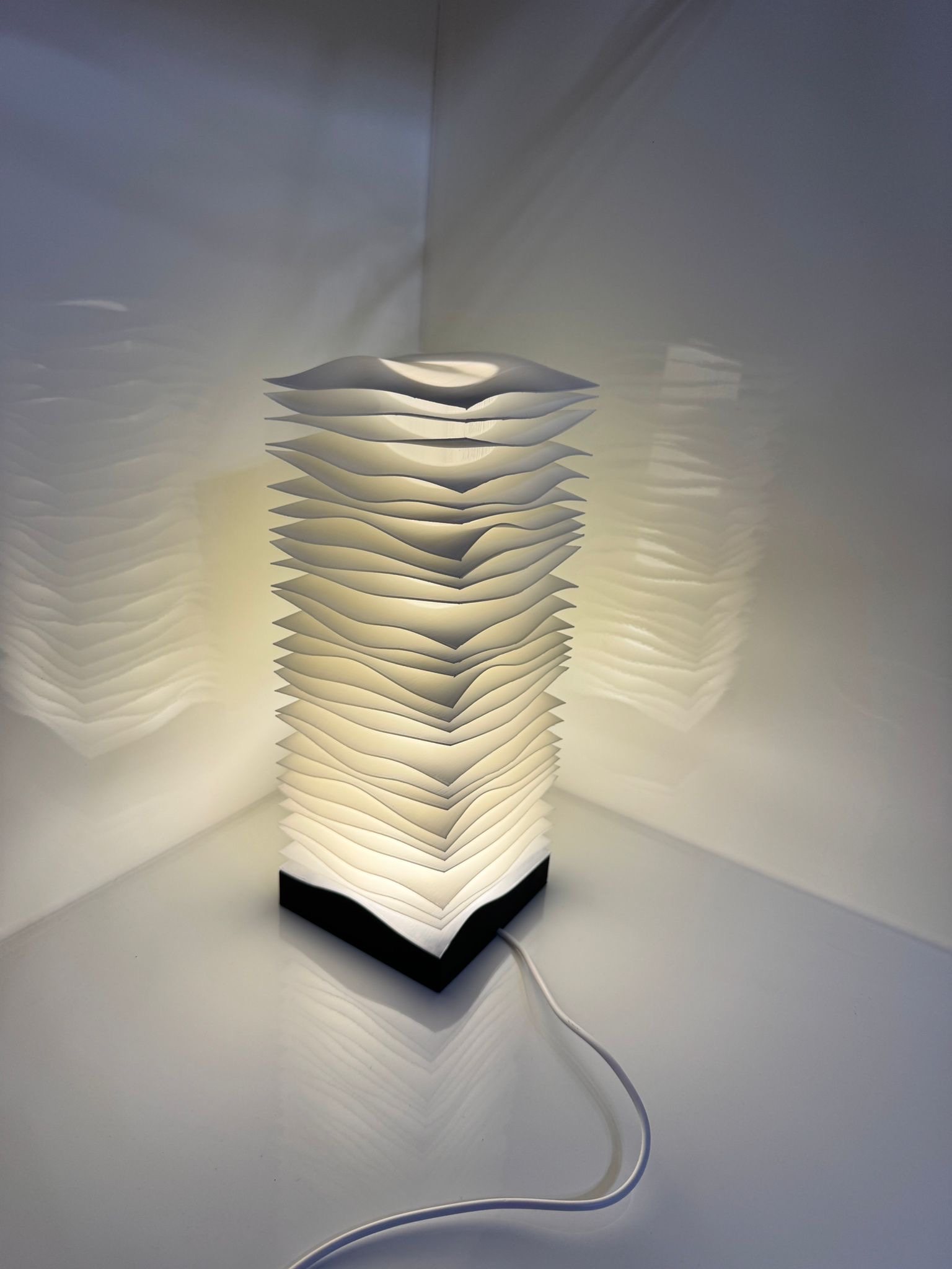 Modern Sculptural Table Lamp