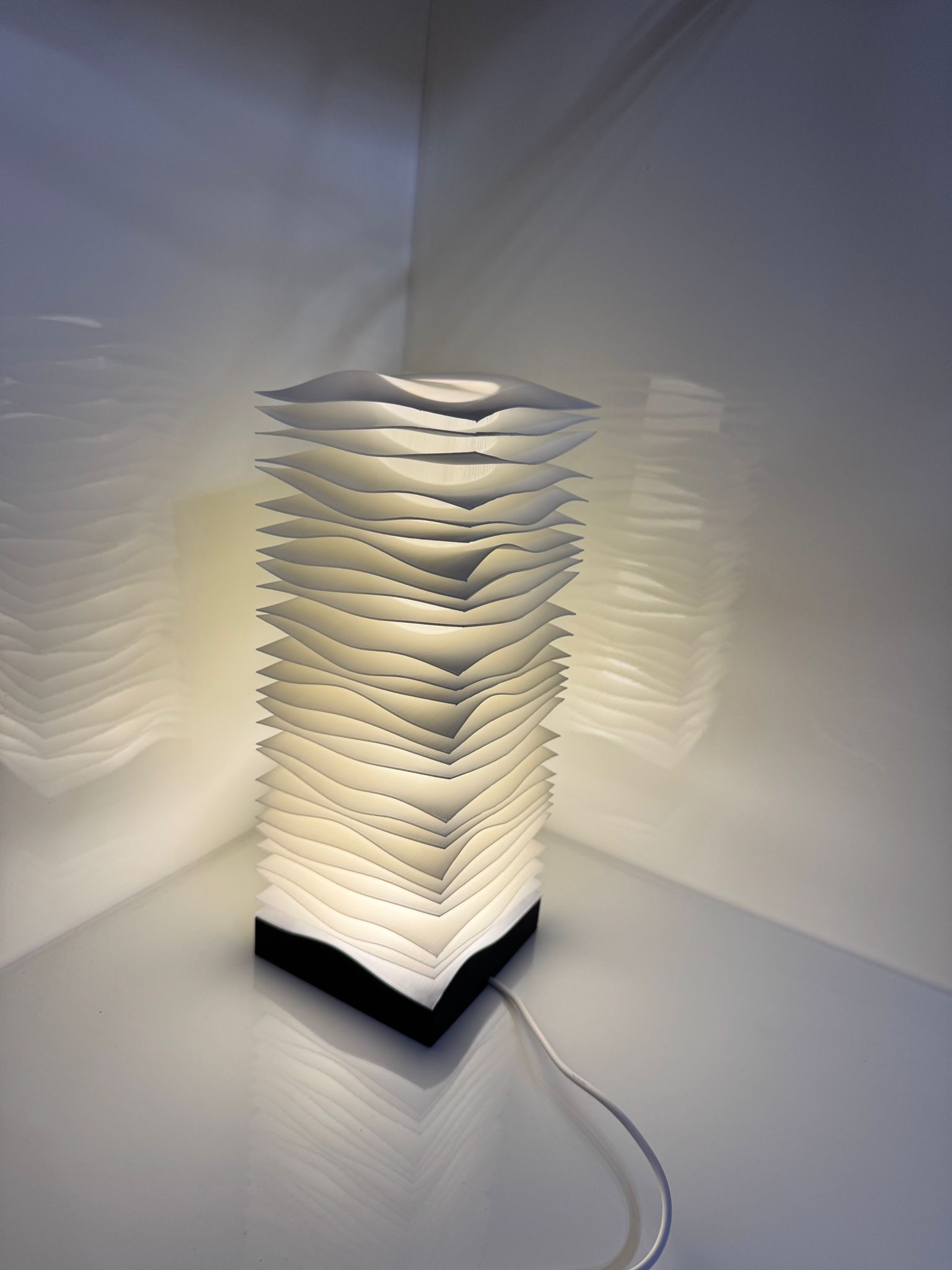 Modern Sculptural Table Lamp