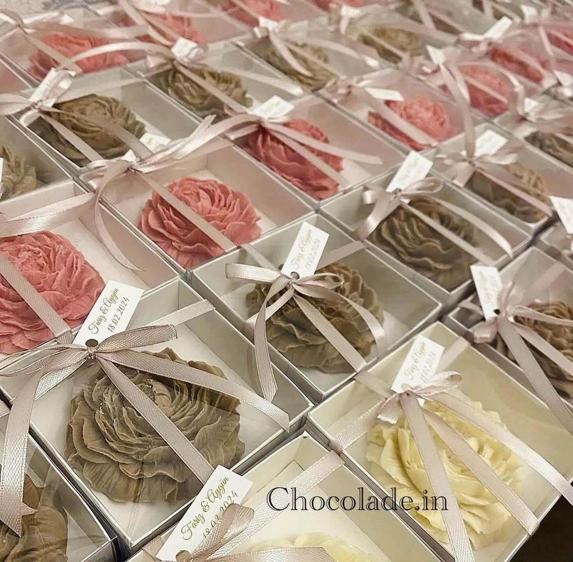 Luxury 3D Flower Chocolate