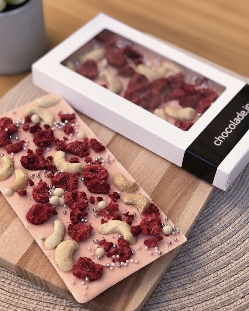 Strawberry Nut Loaded Premium Chocolate Bar