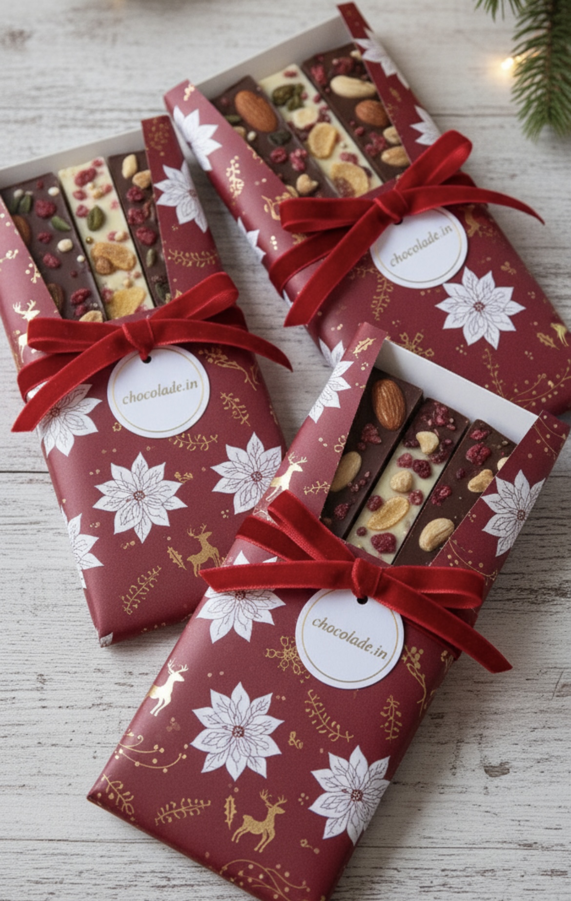 🎄 Festive Luxury Chocolate Bar Gift – Christmas Edition