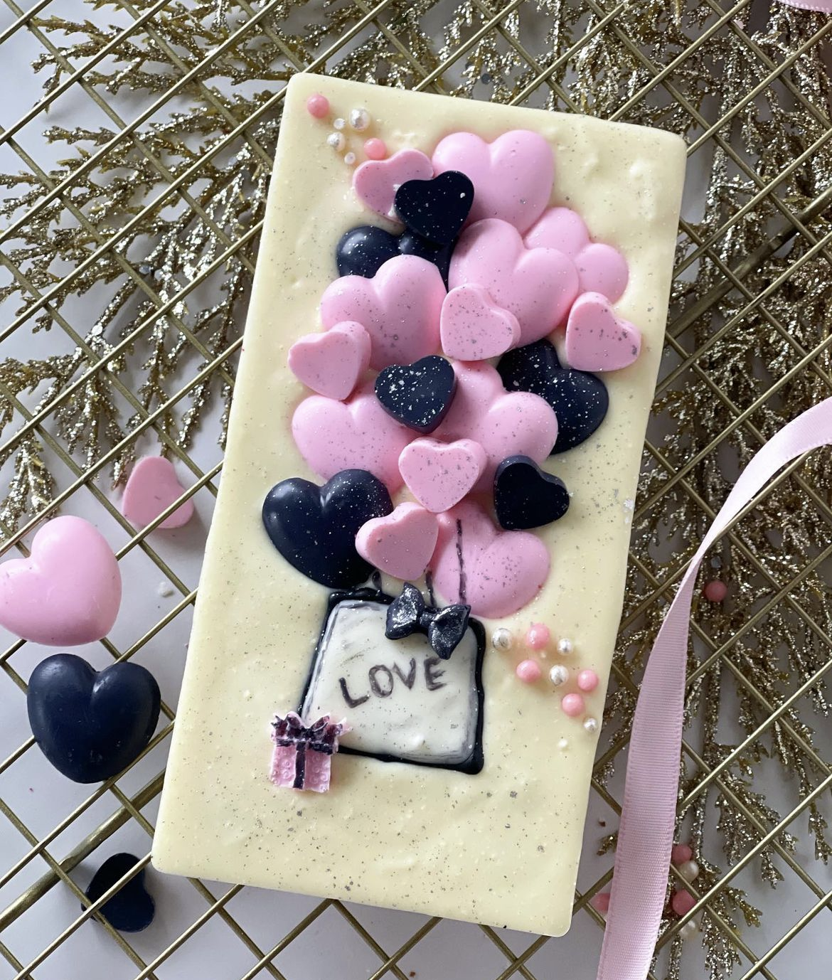 Artisan Heart Chocolate Bar