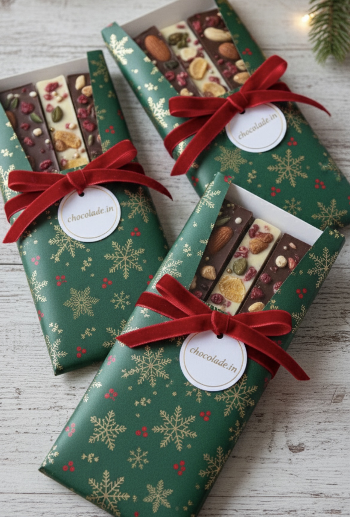 🎄 Festive Luxury Chocolate Bar Gift – Christmas Edition