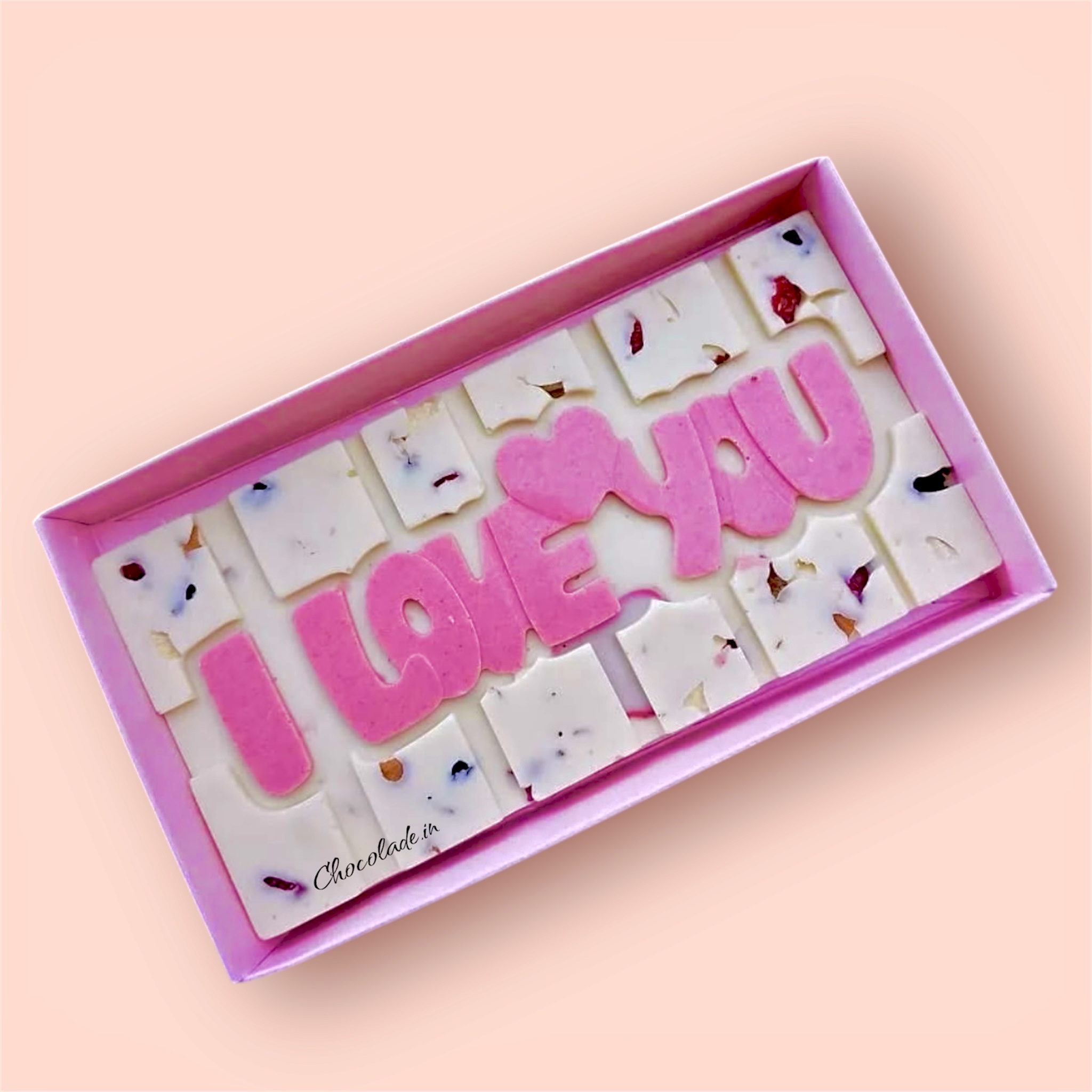 I Love You Chocolate Bar