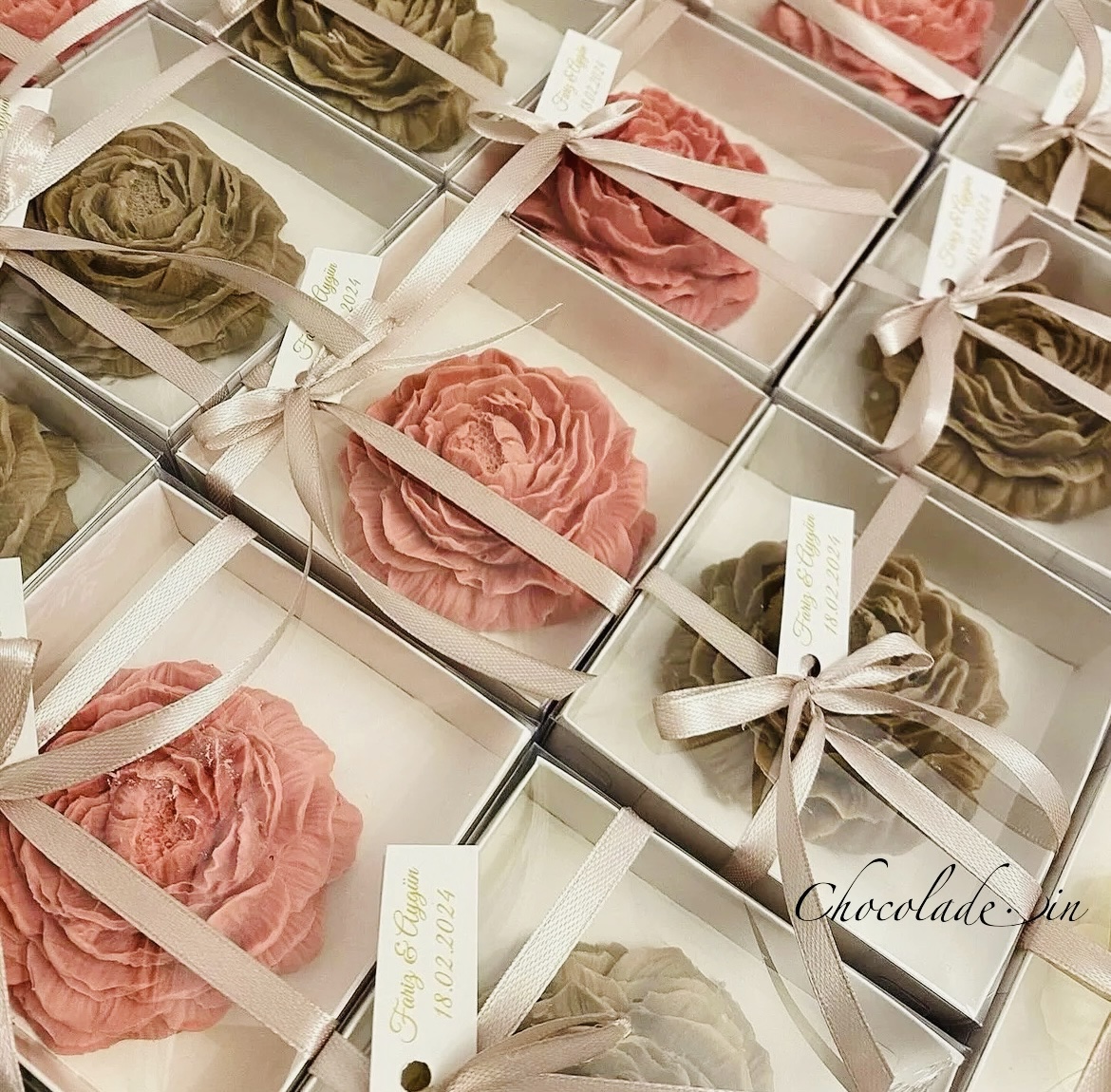 Luxury 3D Flower Chocolate