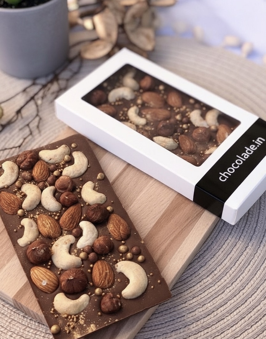 Strawberry Nut Loaded Premium Chocolate Bar