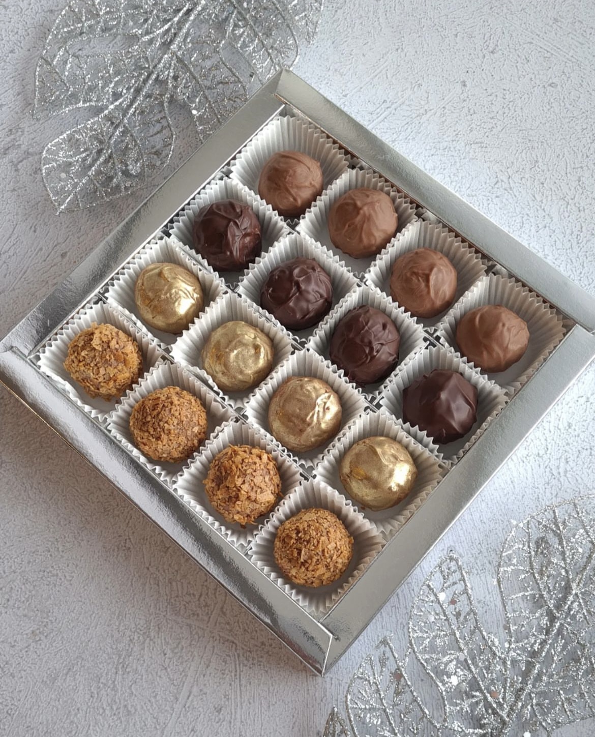 Gold Luxury Truffle Box