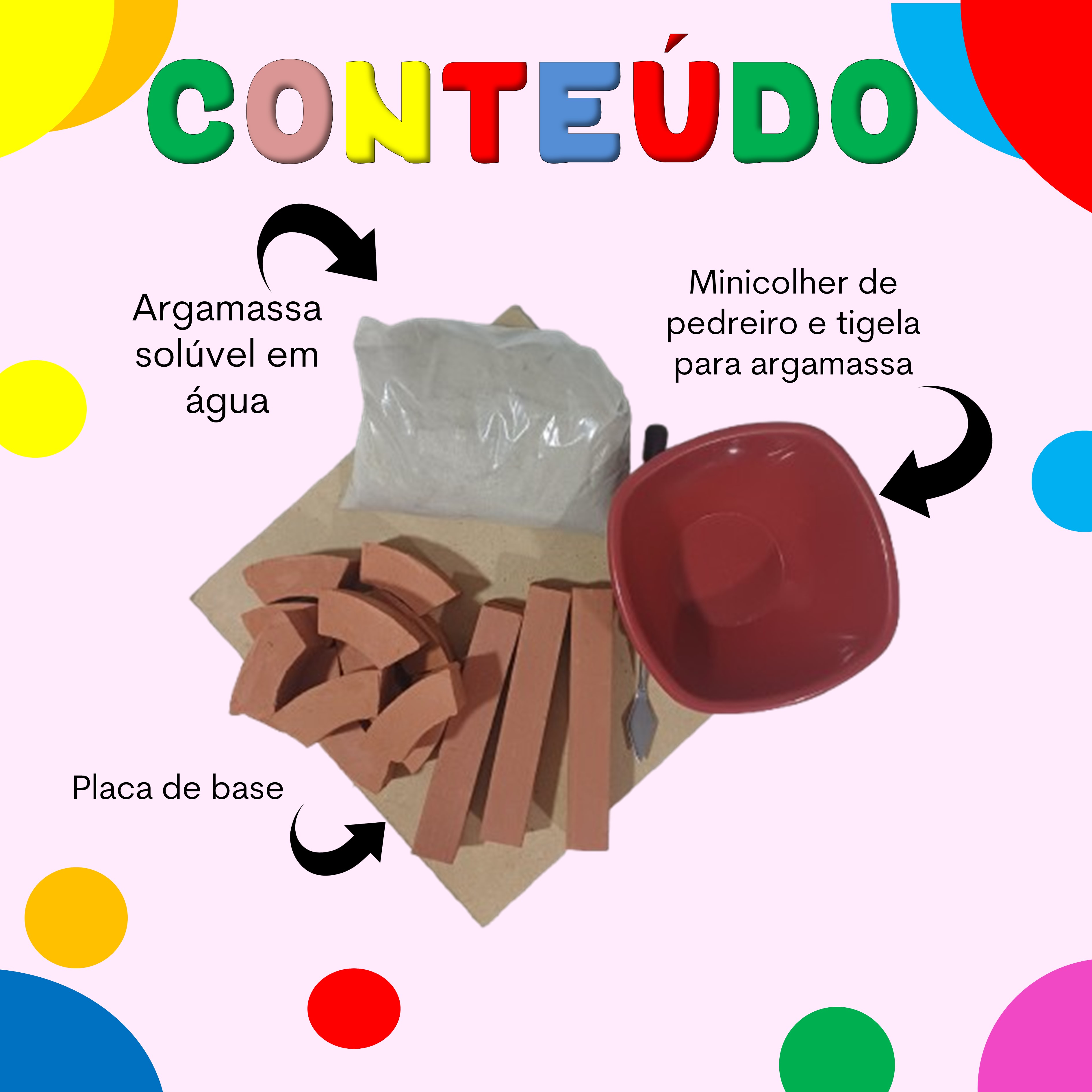 ECOBRICK. KIT POÇO. KIT DE CONSTRUÇÃO INFANTIL.  KIT DE MONTAR. TIJOLOS REAIS EM MINIATURA