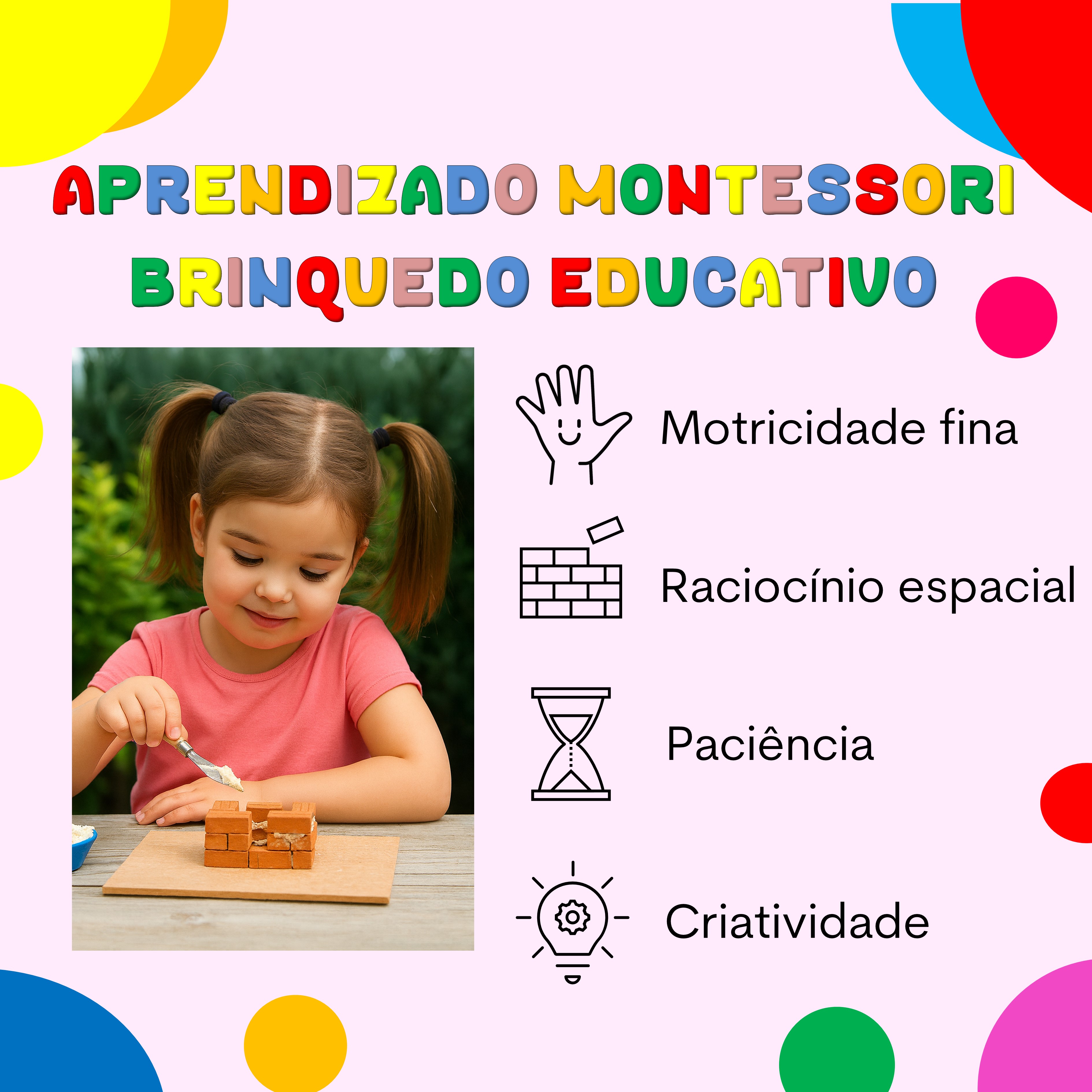 ECOBRICK. KIT DE CONSTRUÇÃO INFANTIL.  KIT DE MONTAR MONTESSOURI. PEÇAS AVULSAS