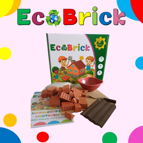 CASINHA DE CACHORRO. KIT DE CONSTRUÇÃO INFANTIL.  ECOBRICK. KIT DE MONTAR. KIT DE CONSTRUÇÃO. 