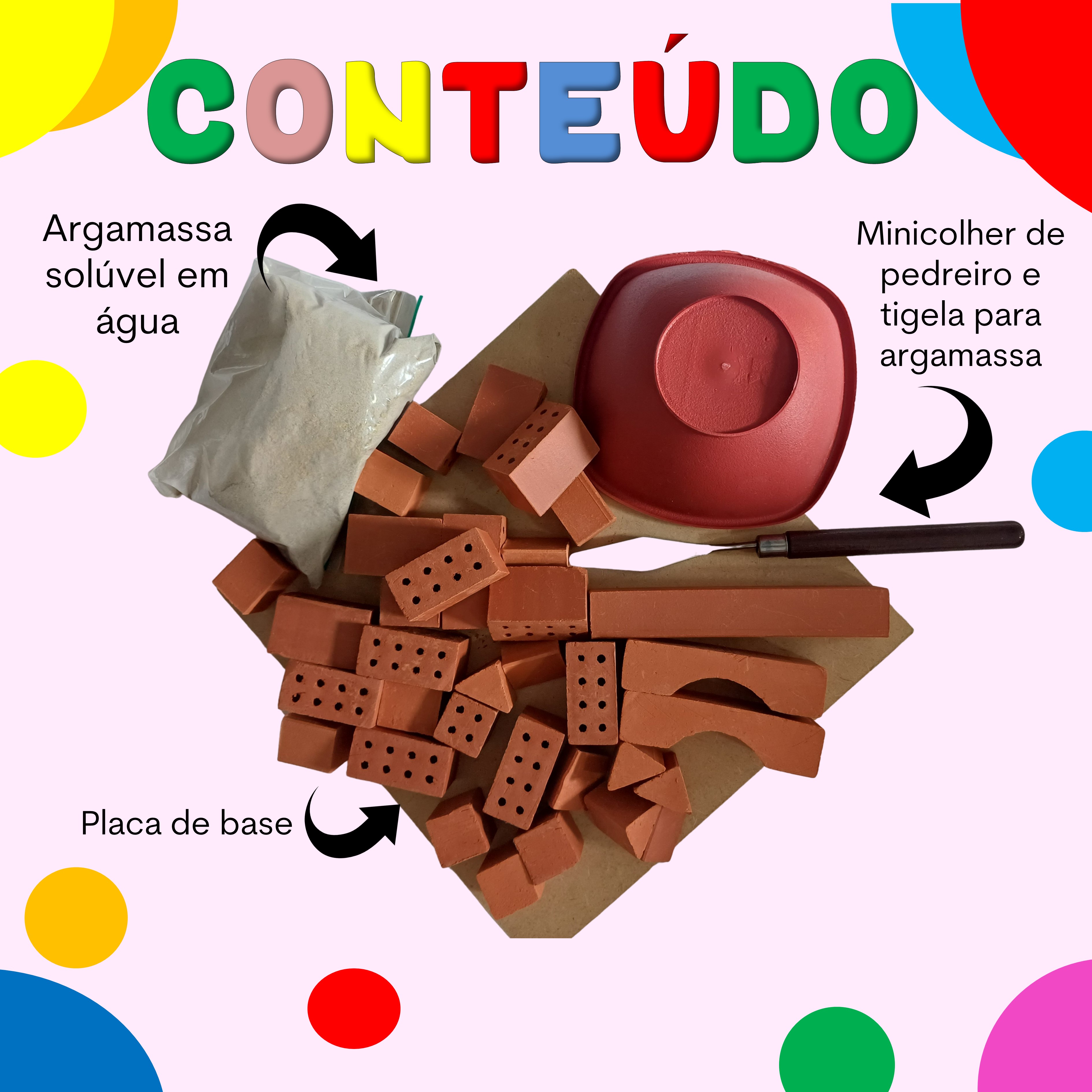 ECOBRICK. KIT DE CONSTRUÇÃO INFANTIL.  KIT DE MONTAR MONTESSOURI. PEÇAS AVULSAS