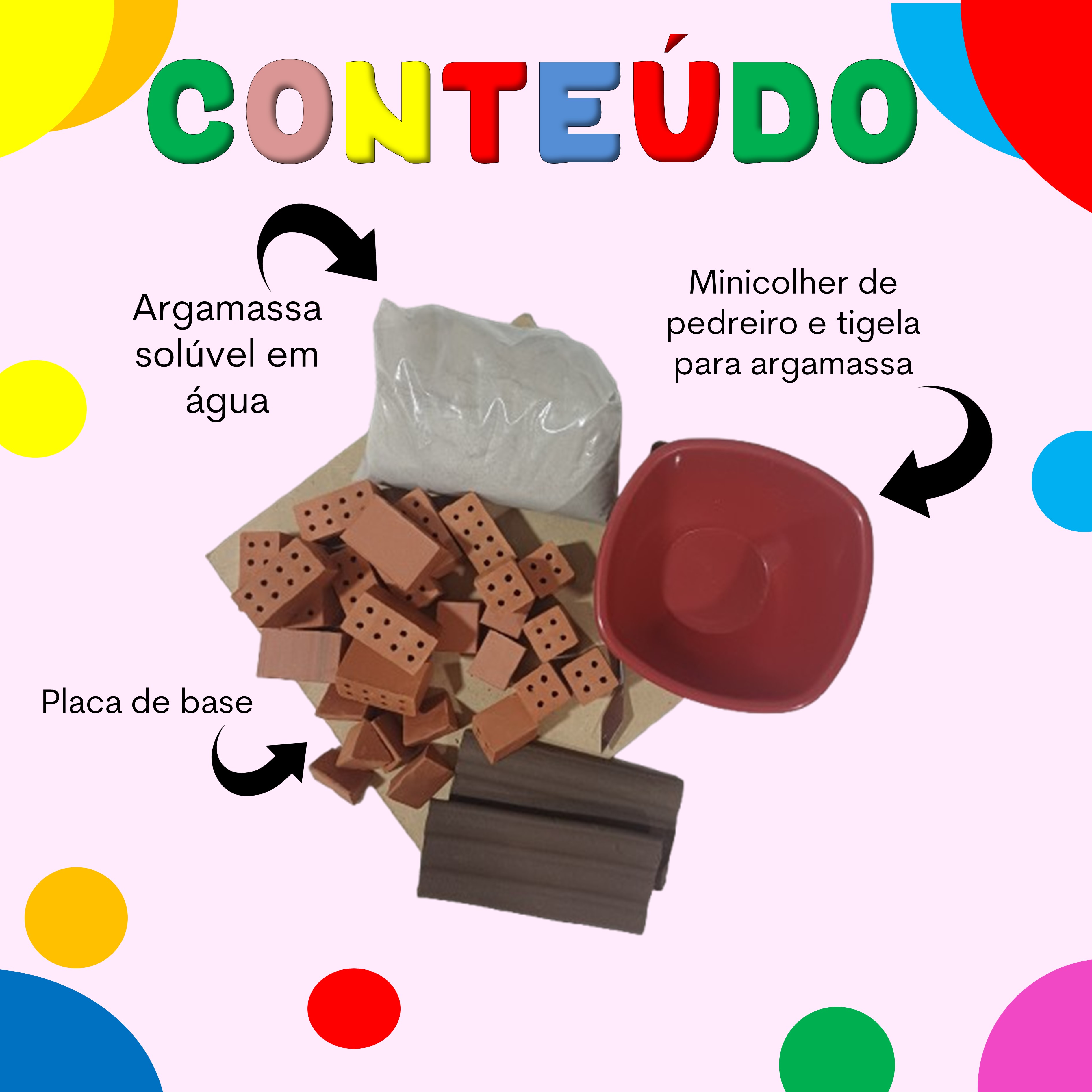 ECOBRICK. KIT CASINHA. KIT DE CONSTRUÇÃO INFANTIL. TIJOLOS REAIS EM MINIATURA.