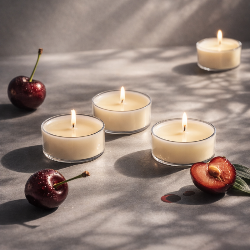 Sweet Point arbatinės žvakės - saldžių vyšnių kvapas