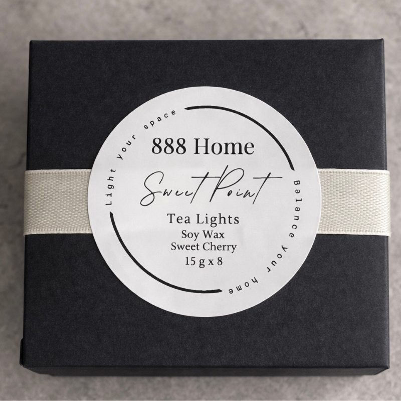 Sweet Point arbatinės žvakės - saldžių vyšnių kvapas