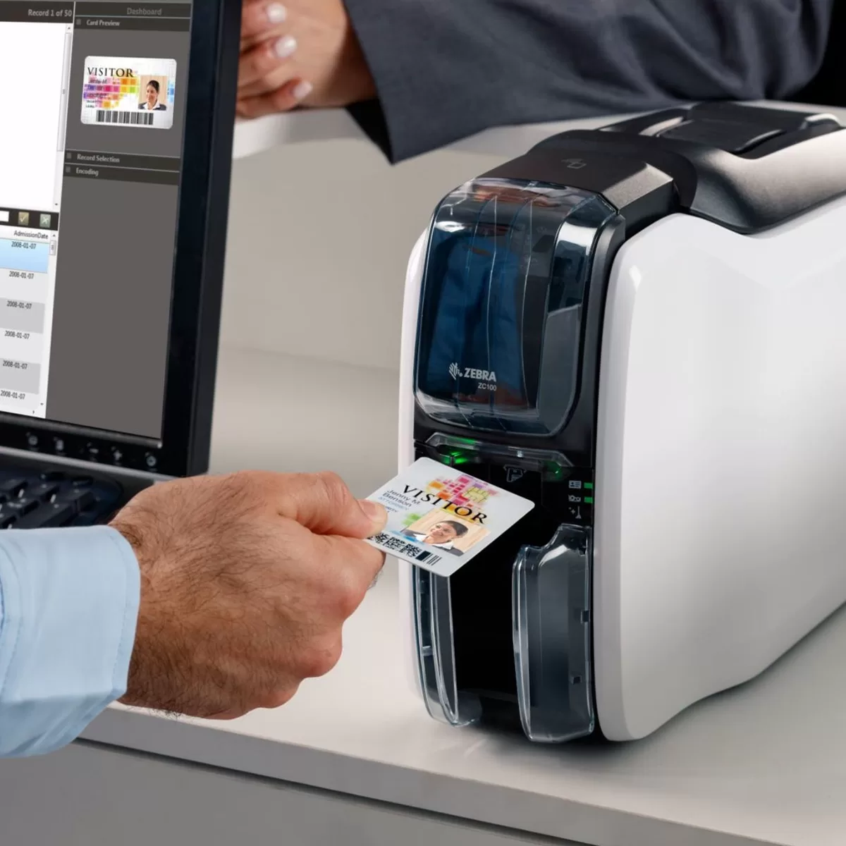 Impresora de credenciales Zebra