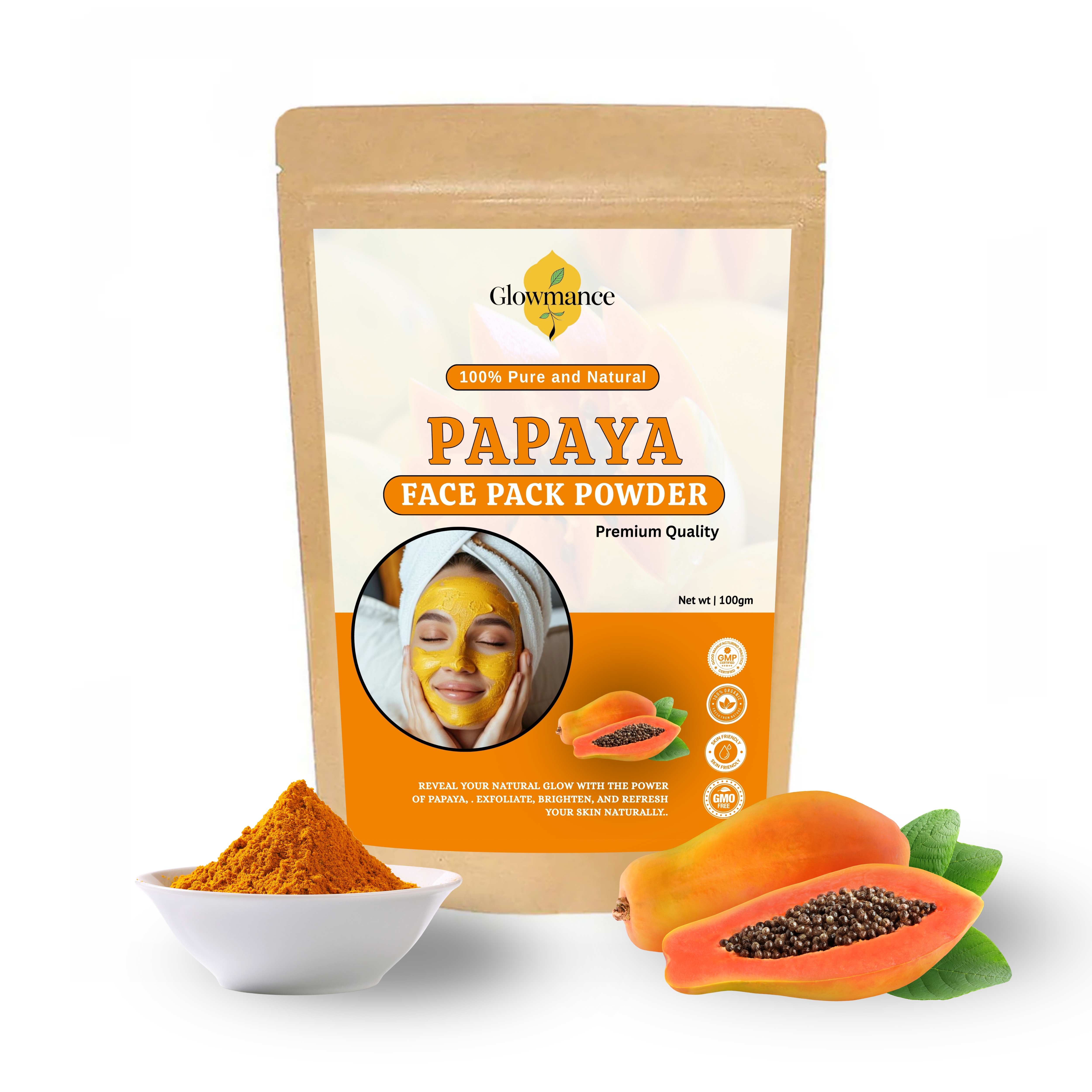 Papaya Face Pack Powder 