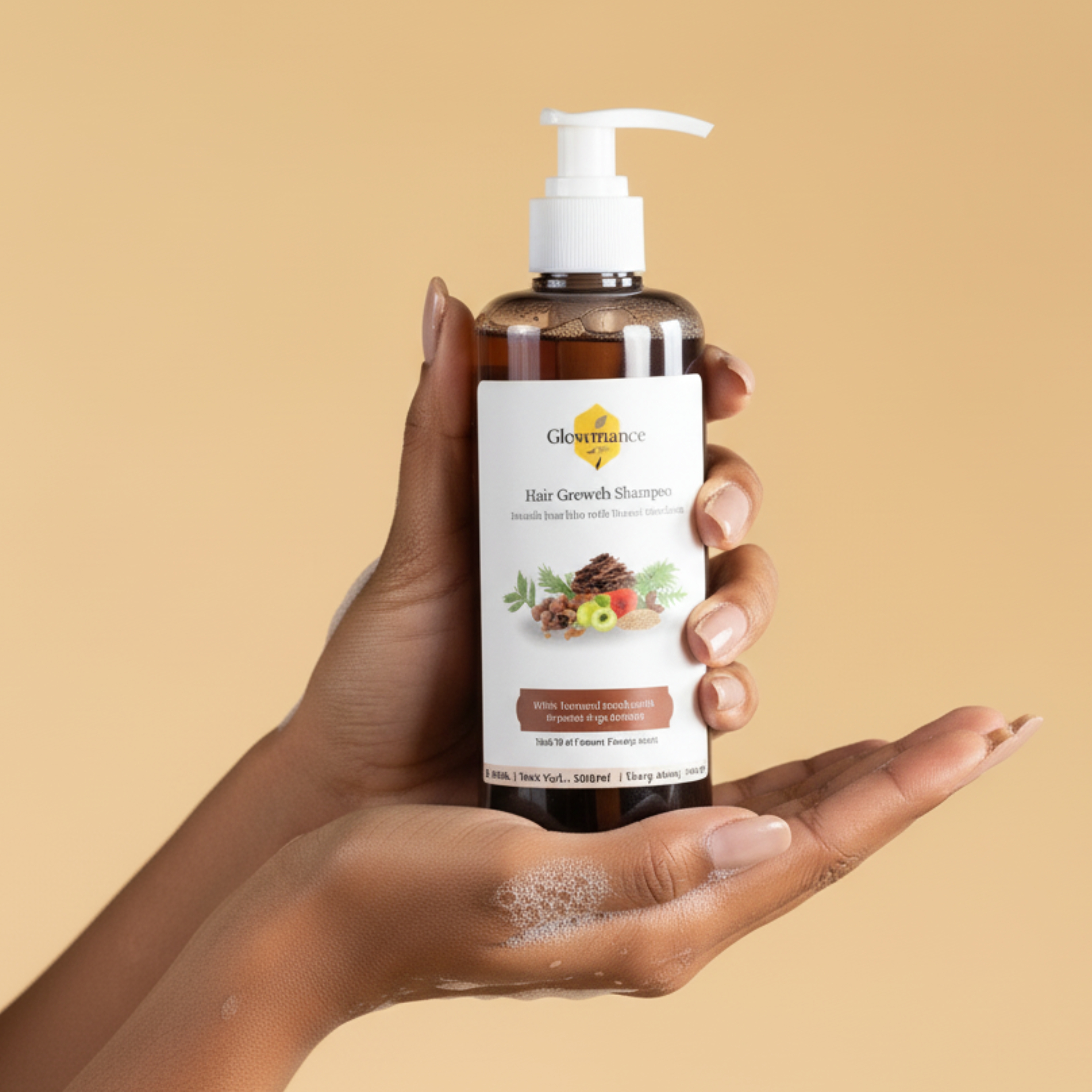 Glowmance Natural Hair Growth Shampoo