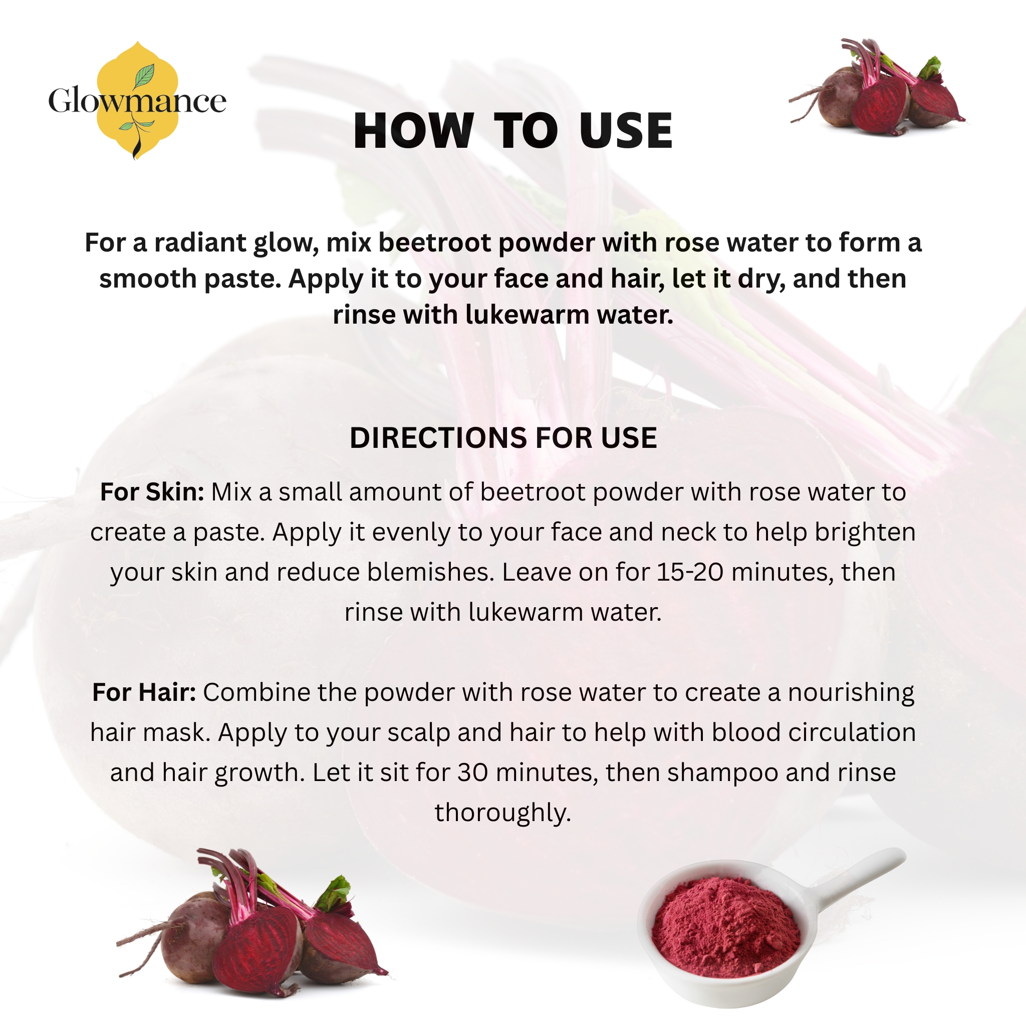 Glowmance Beetroot Powder