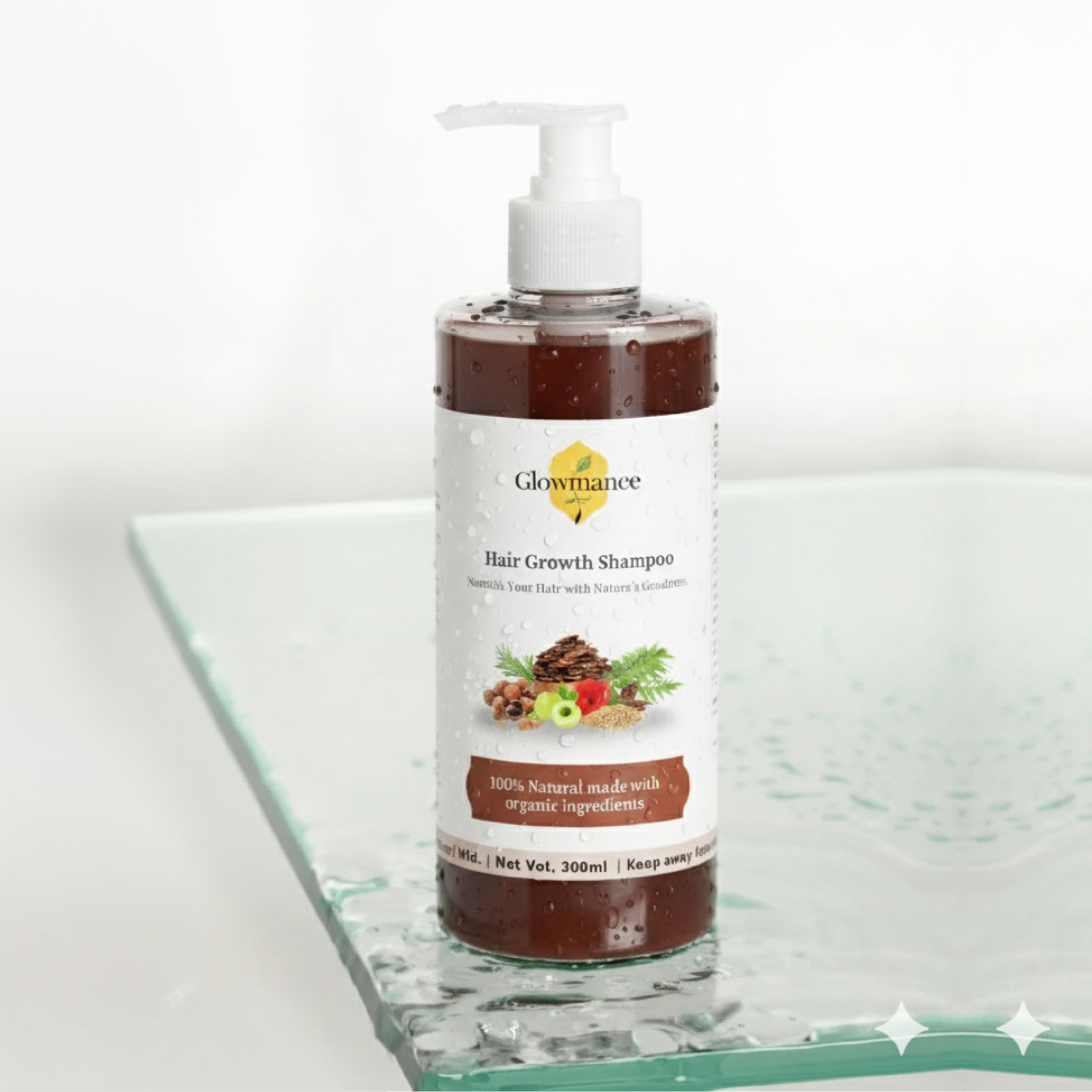 Glowmance Natural Hair Growth Shampoo
