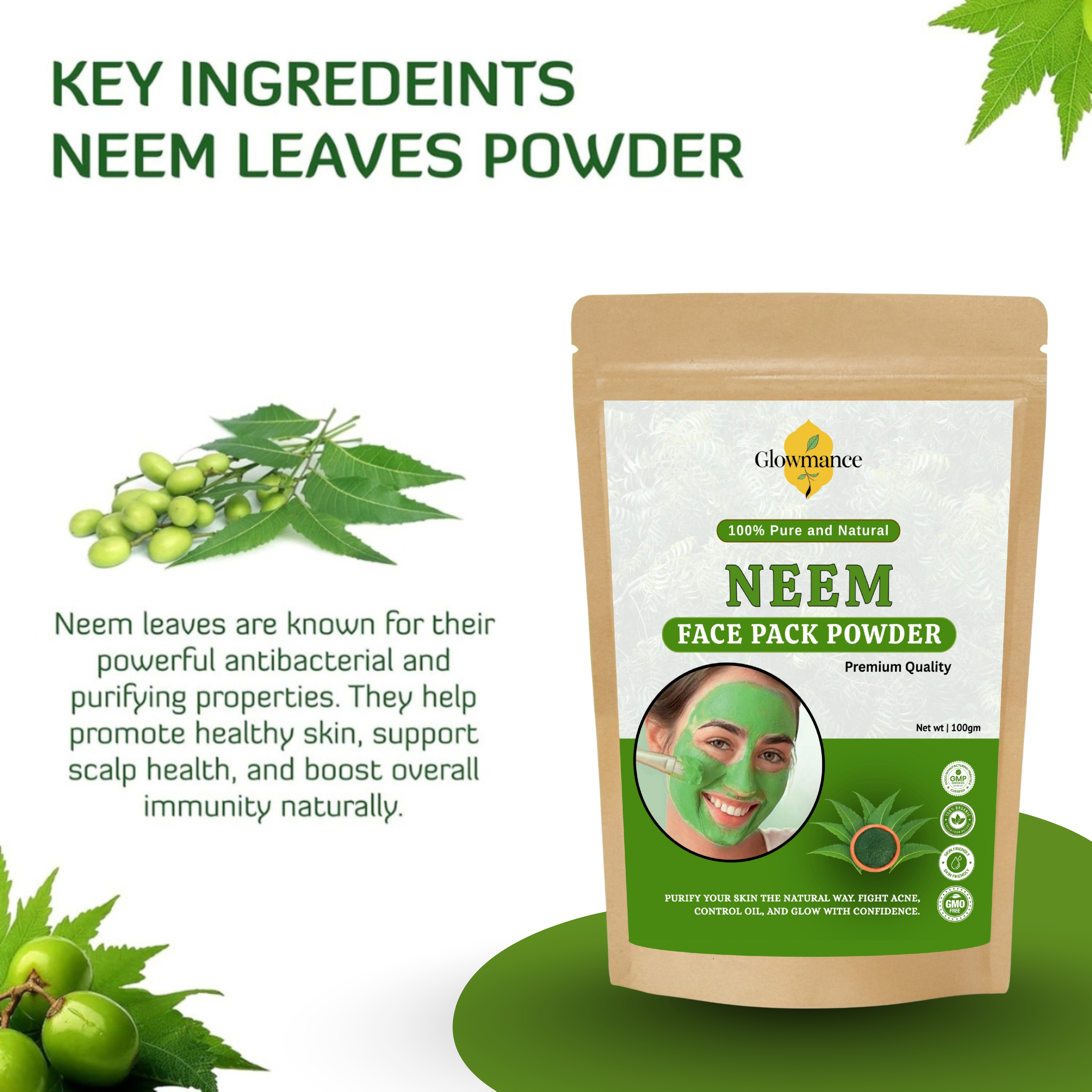 Neem Face Pack Powder