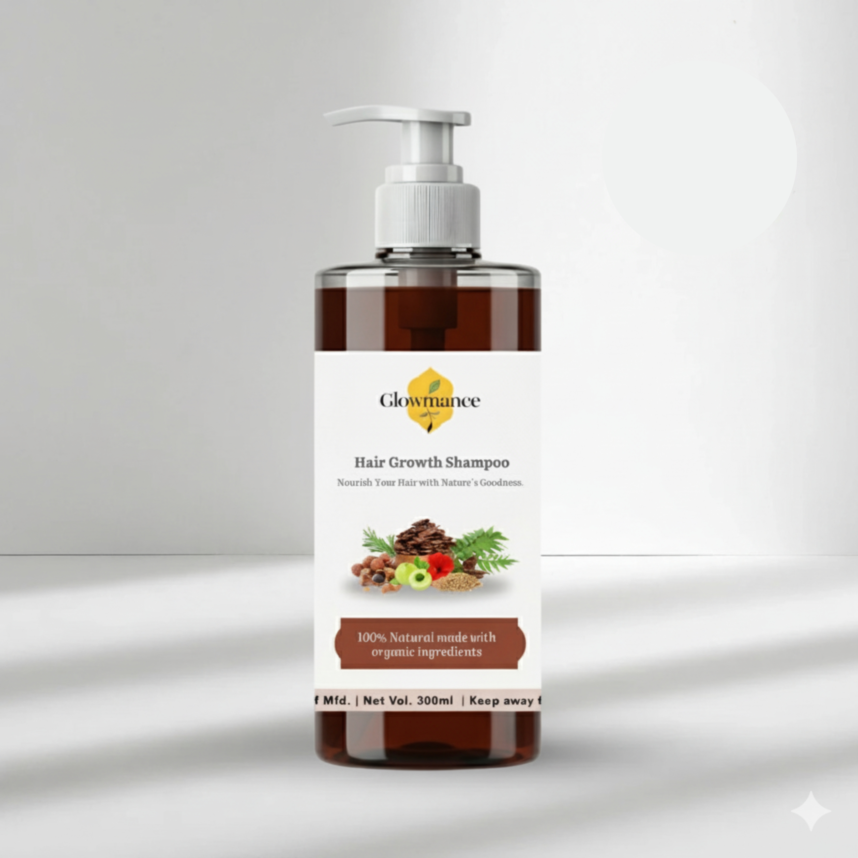 Glowmance Natural Hair Growth Shampoo