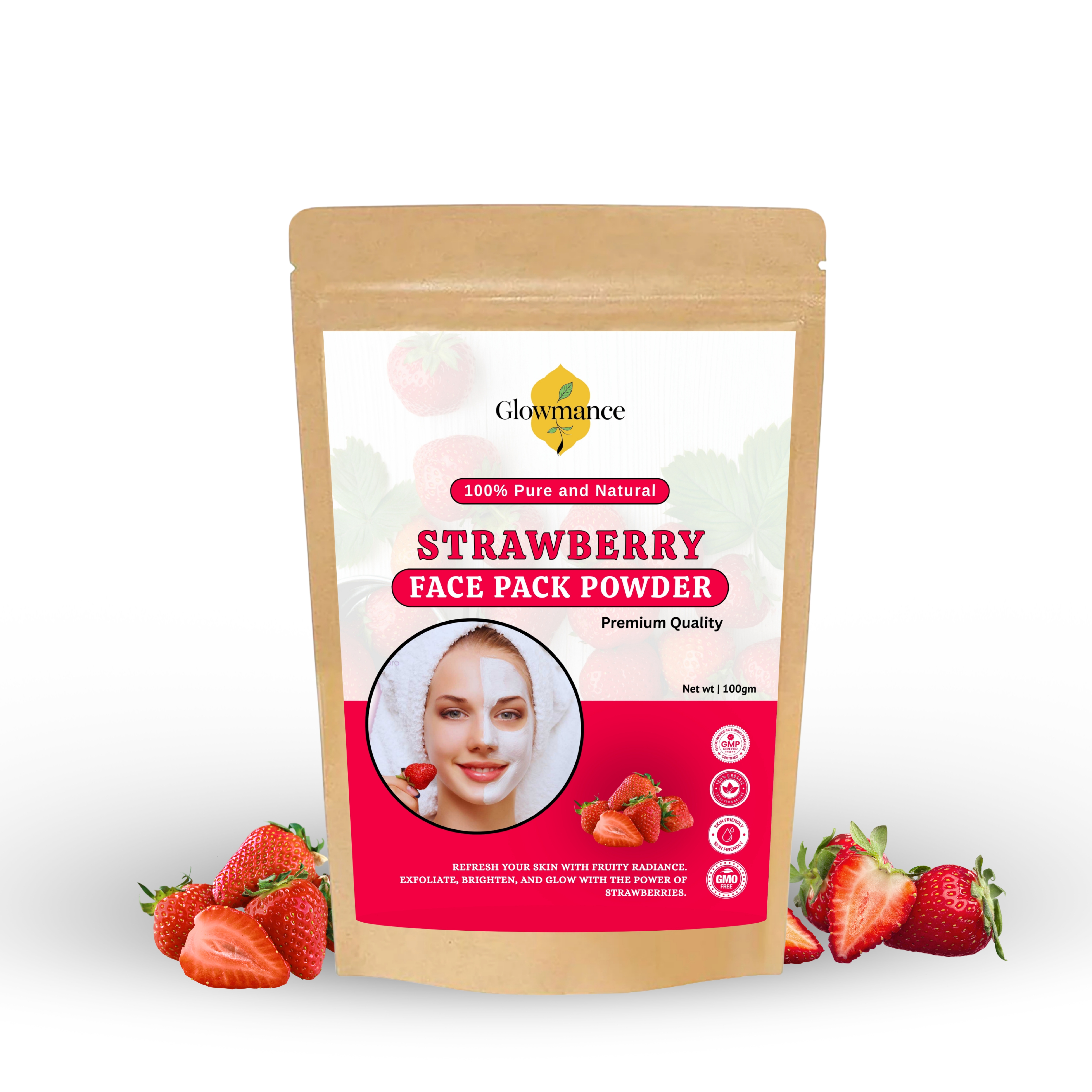 Strawberry Face Pack Powder
