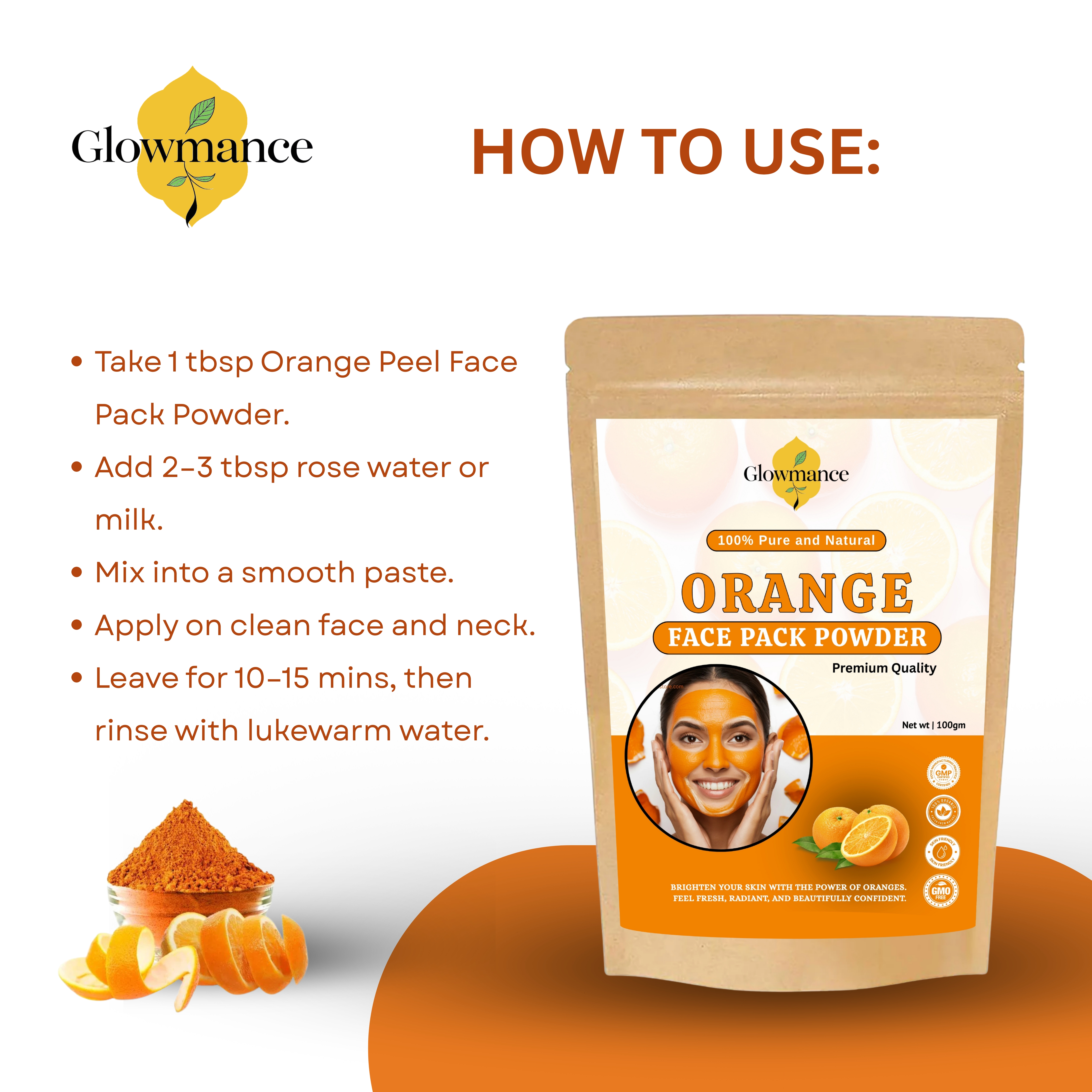 Orange Peel Face Pack Powder