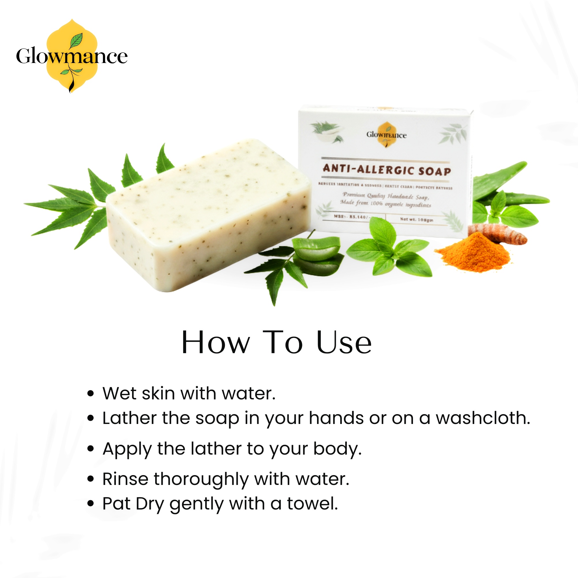 Glowmance Anti-Allergic Soap