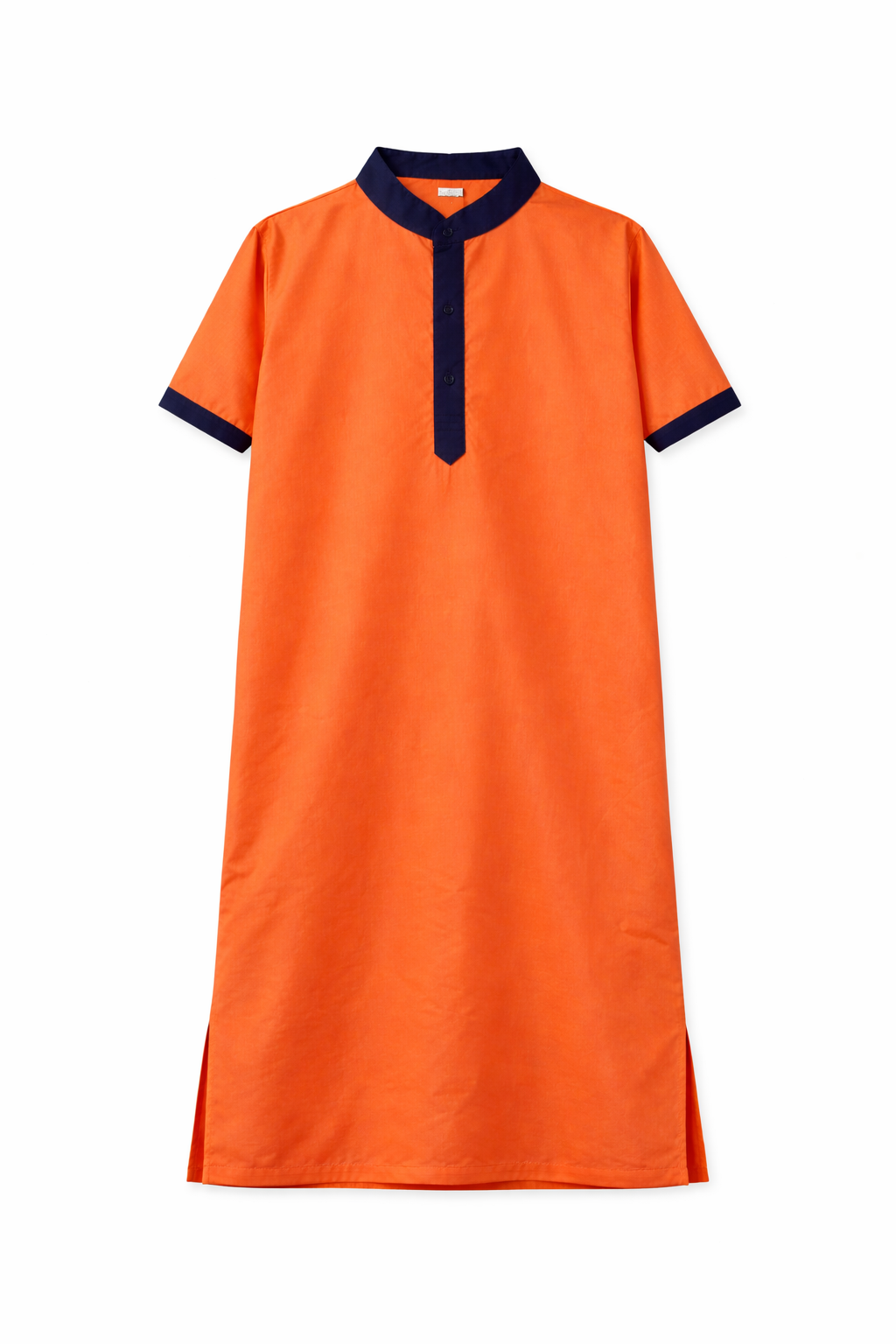 Seedling Girl's Orange Cotton Kurta