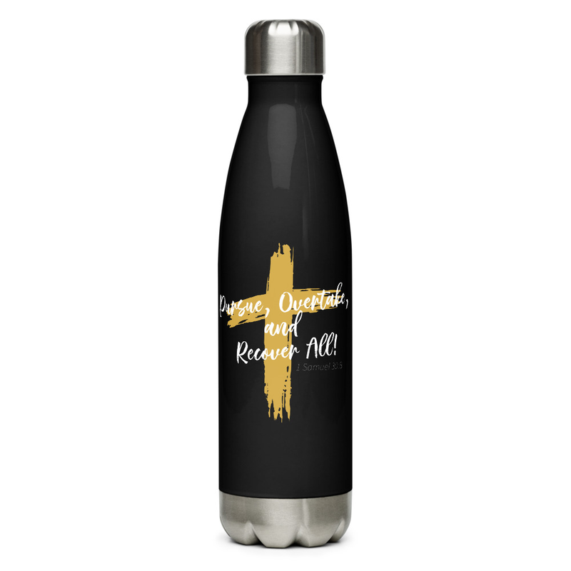 Pursue, Overtake - Stainless Steel Water Bottle