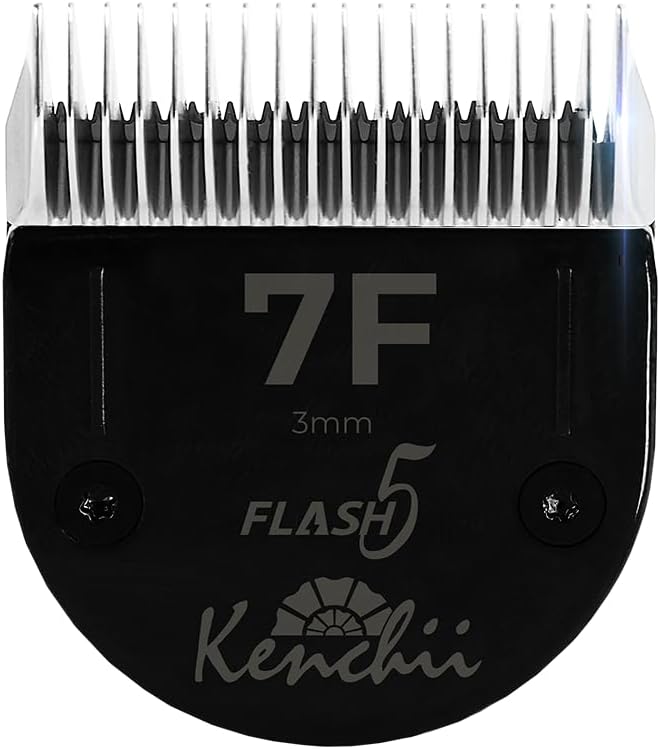 Kenchii Professional Dog Clipper Blade Flash 5 Pet Hair Clipper - Detachable Stainless-Steel Blades for Dog Grooming