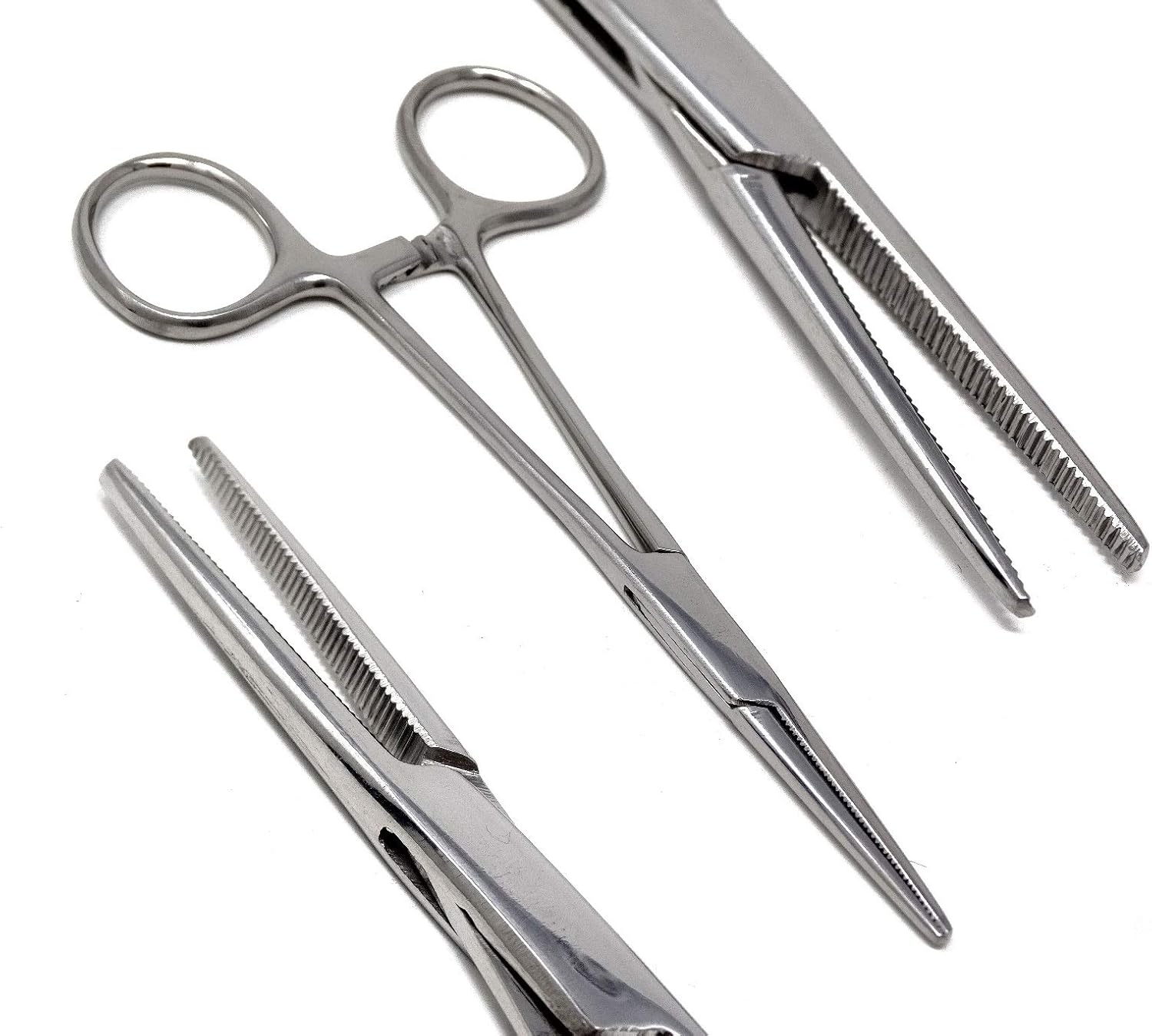 Dog Pet Ear/Nose Hair Puller Grooming Hemostat Locking Forceps Pliers, 5.5" (14cm), Straight 