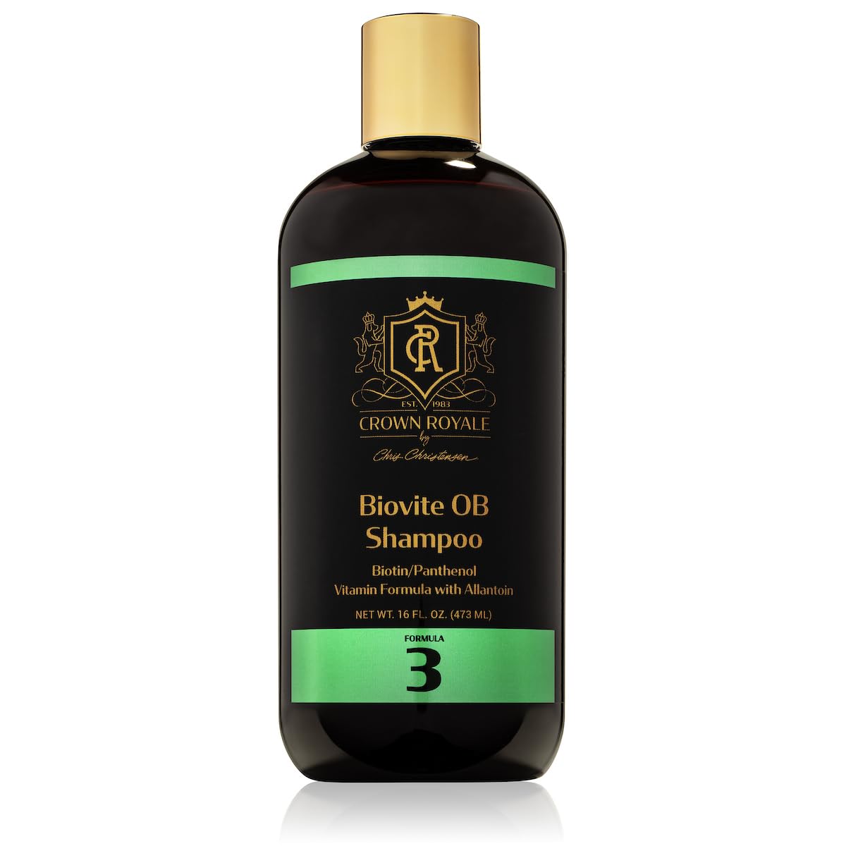 Crown Royale Biovite Formula 3 Dog Shampoo Concentrate, Gives Thick Full-Bodied Texture, Adds Volume, Safe For Use on Cats and Dogs, Made in USA, 16 oz