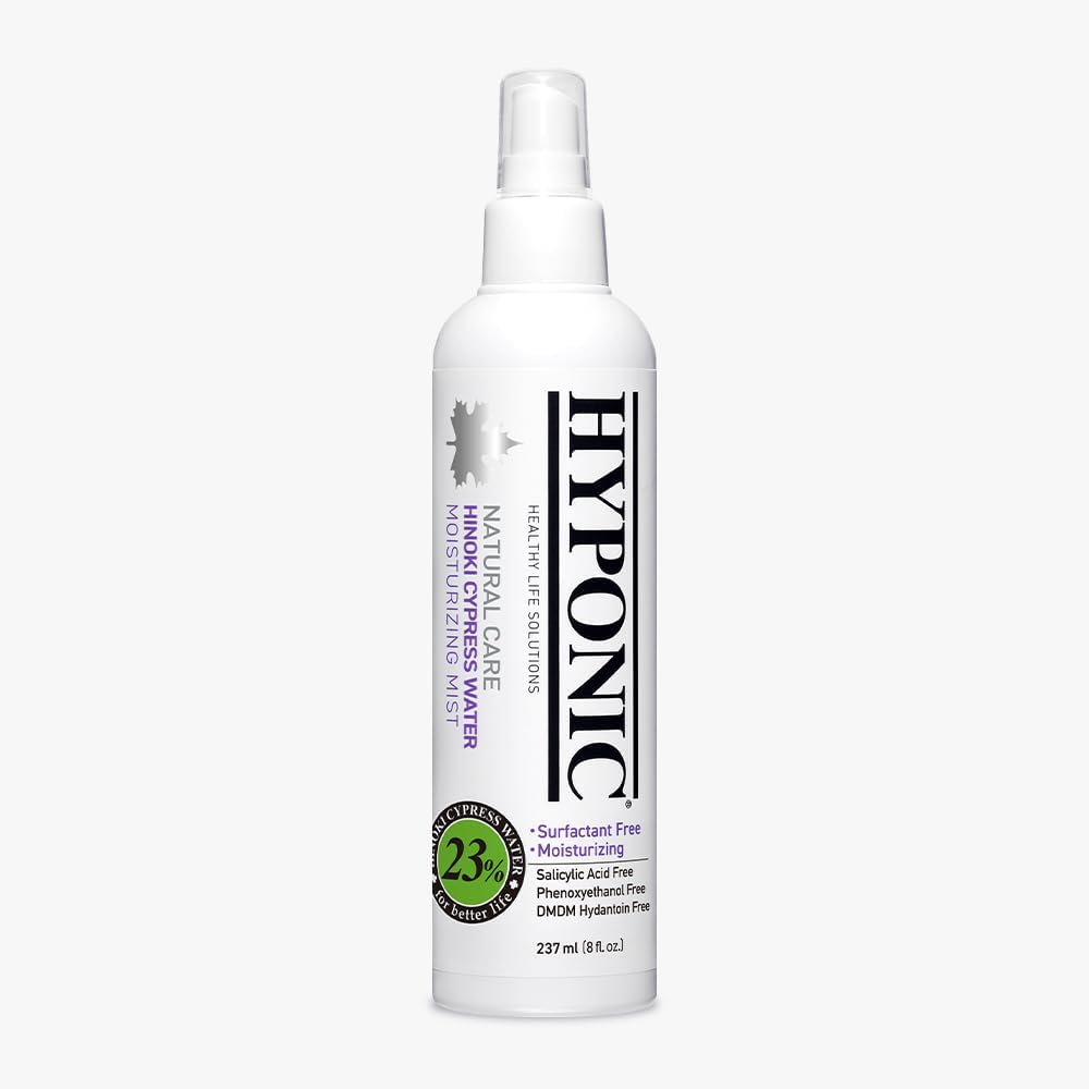 HYPONIC Hypoallergenic Hinoki Cypress Moisture Detangling Mist Spray for All Pets (Scented, 8.01 oz) - Conditioner, Detangler, De-matting, Deodorizing Perfume Spray for Sensitive Skin & Coat