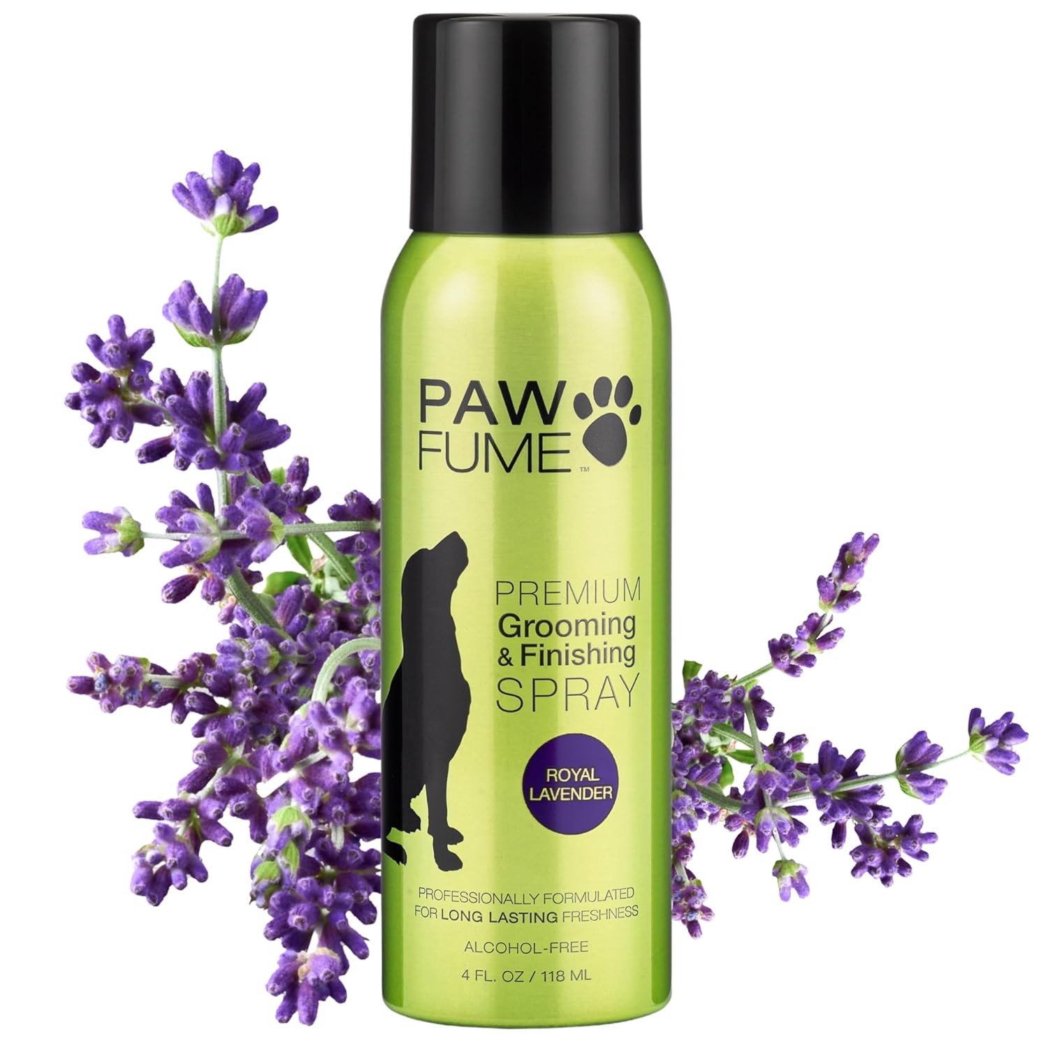 PAWFUME Dog Detangler Grooming Spray, Royal Lavender, 1-Pack – Keeps Pups Fresh All Day – Hypoallergenic, Alcohol-Free, Detangling & Moisturizing 