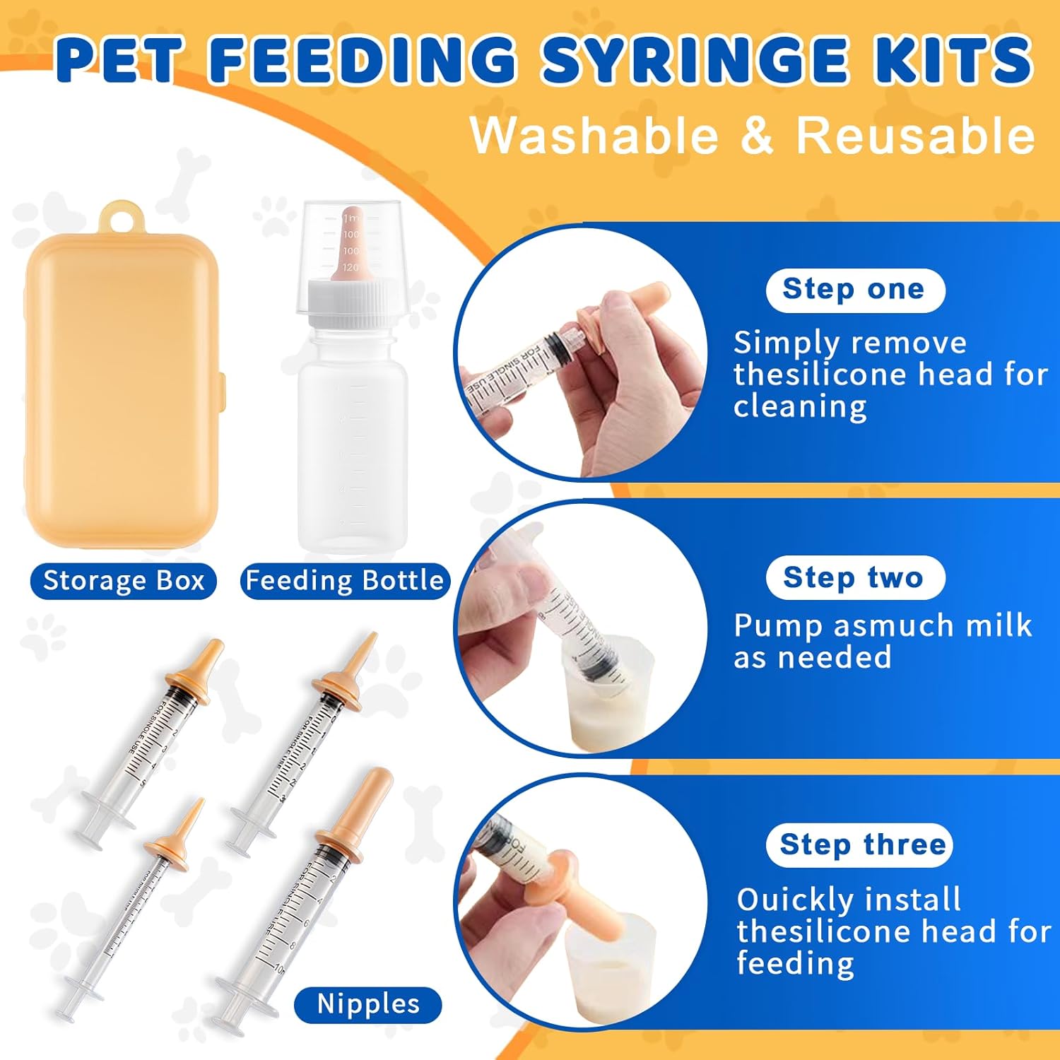 52pcs Puppy Whelping Supplies, Whelping kit, Puppies Birth, Kitten Dog Supplies, Puppy kit, Bottle Feeding kit for Newborn Puppy, Puppy Whelping Collars,Tube,Cord Clamps,Gloves,Digital Thermometer Scale