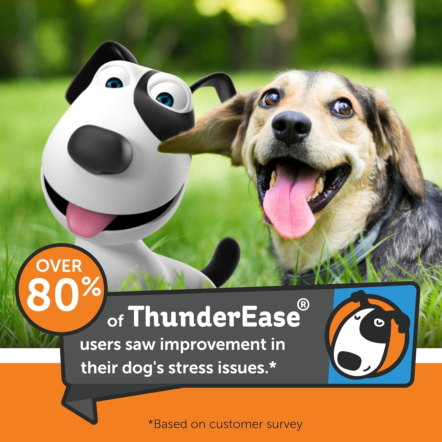 Thunder Ease Calming Anti-Anxiety Pheromone Collar for Dogs (Small)