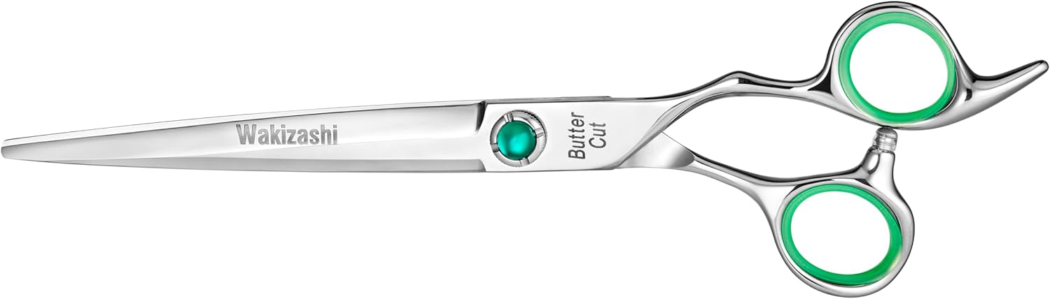 Geib Buttercut 8.5 inch Straight Dog Grooming Scissors, Wakizashi Professional Pet Grooming Stainless Steel Shears