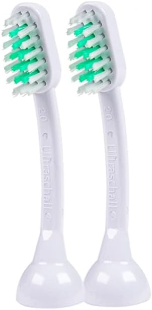 Emmi-pet Ultrasound Bristle-Head Attachments to Clean Pets' Teeth and Gums (Large Head Size, Set of 2)