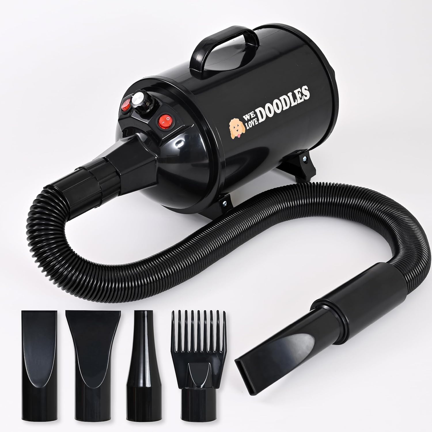 Dog Dryer with Adjustable Speed & Temperature Control - High Velocity Hair Dryer