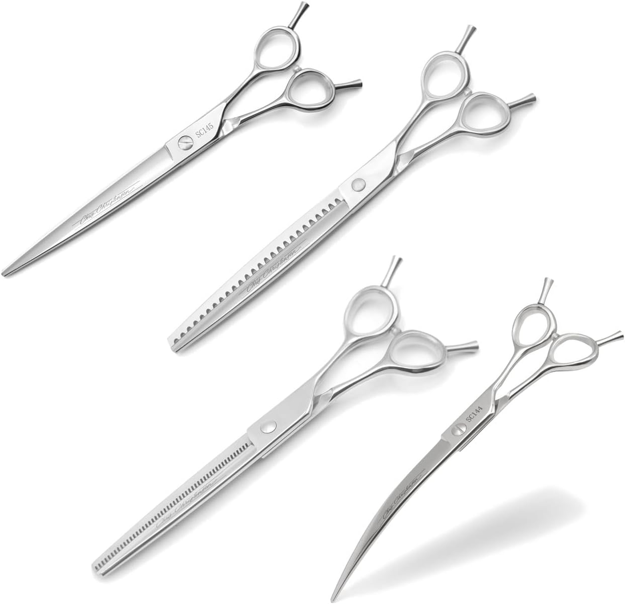 Chris Christensen Classic Series Grooming Shears, Full Set of Shears with Case, Groom Like a Professional, Any Skill Level