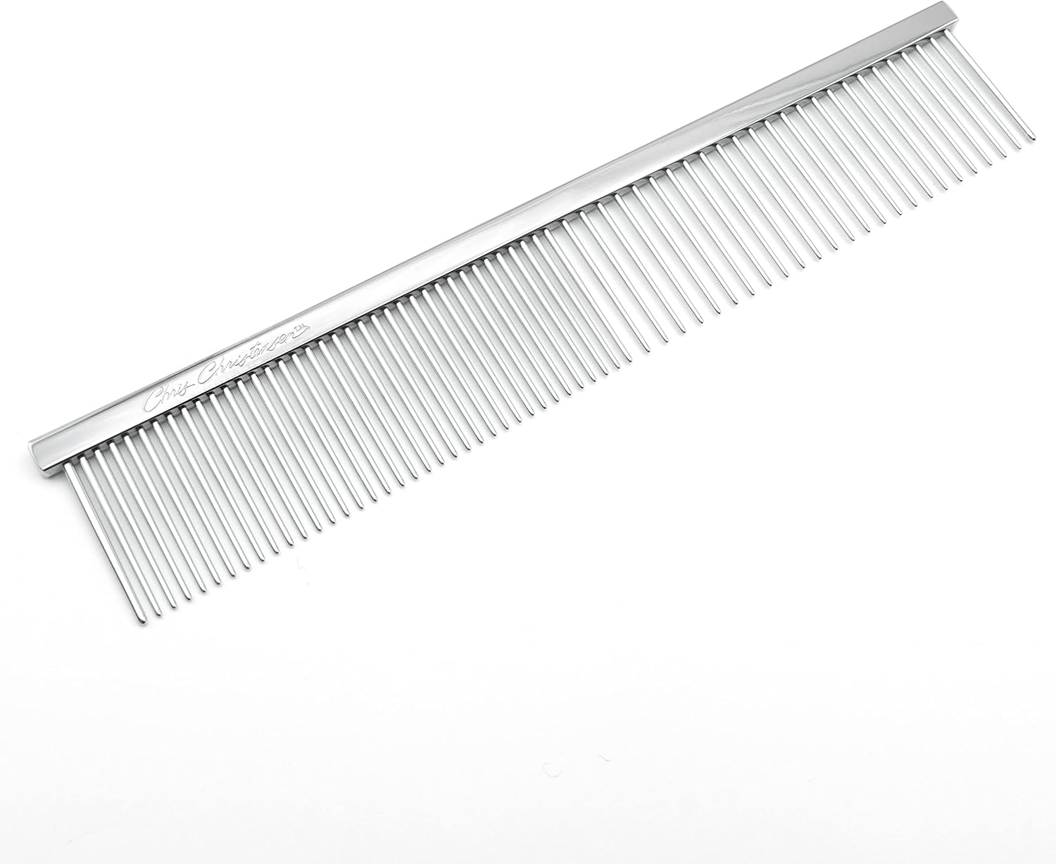 Chris Christensen 000 7.5 in. Greyhound Style Fine/Coarse Colored Butter Comb
