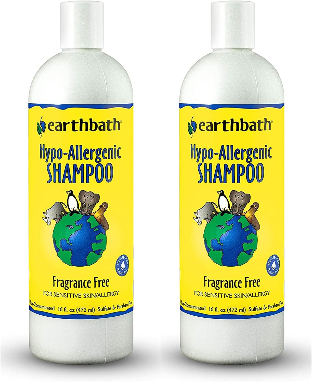 earthbath, Hypoallergenic Dog Shampoo - Fragrance Free Dog Shampoo for Allergies and Itching