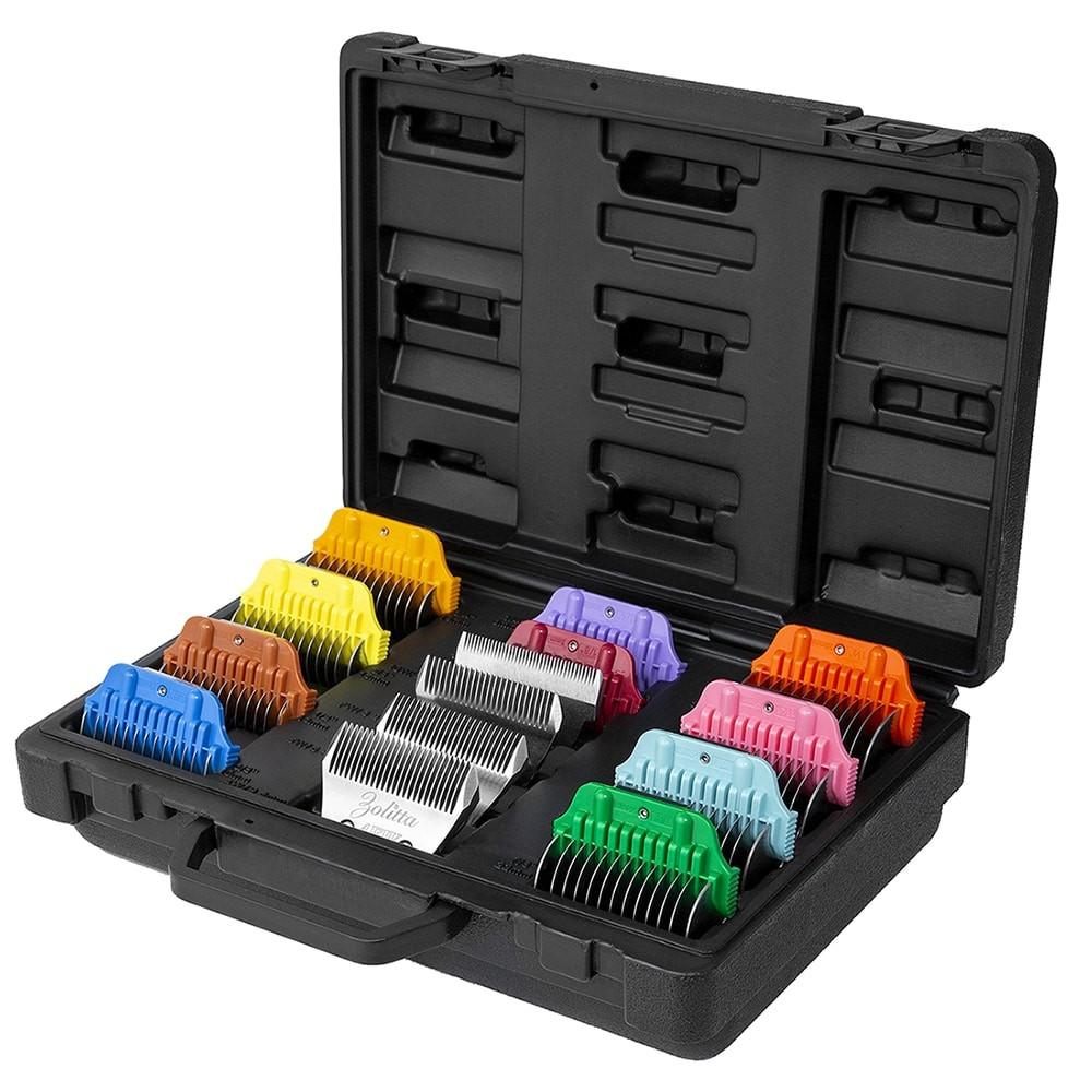 10 Wide Combs with 4 Wide Blades Case