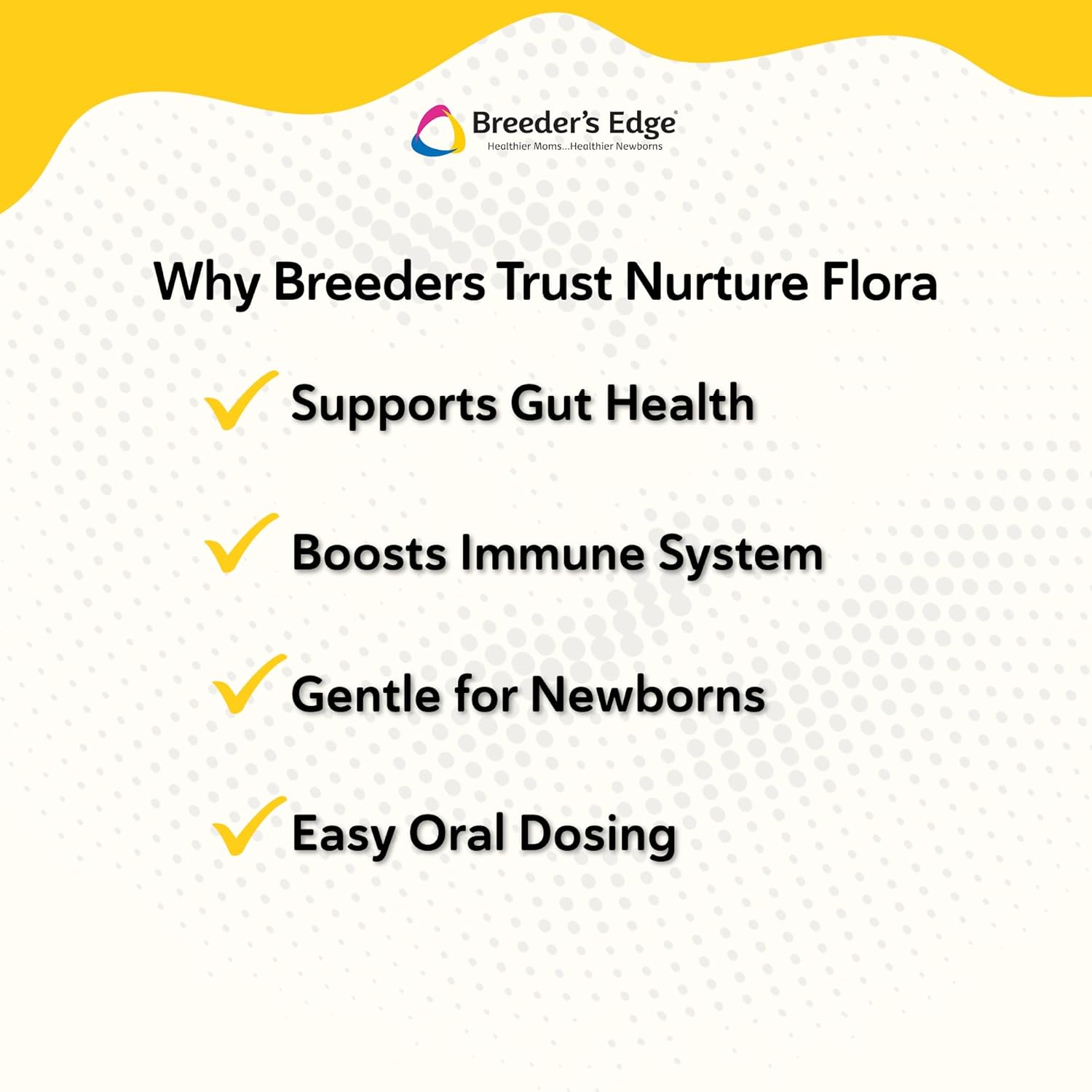 Revival Animal Health Breeder's Edge Nurture Flora for Puppies & Kittens | Colostrum Supplement for Puppies & Kittens | Protein & Vitamins & Minerals | Easy to Digest | 30ml Easy to Administer