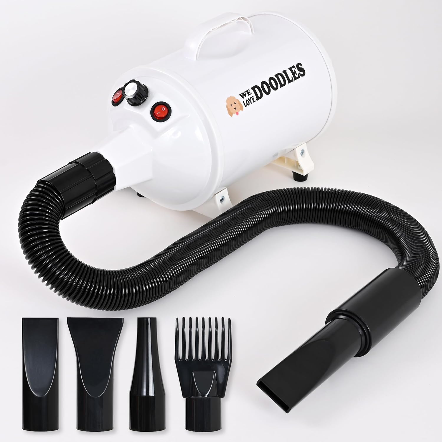 Dog Dryer with Adjustable Speed & Temperature Control - High Velocity Hair Dryer