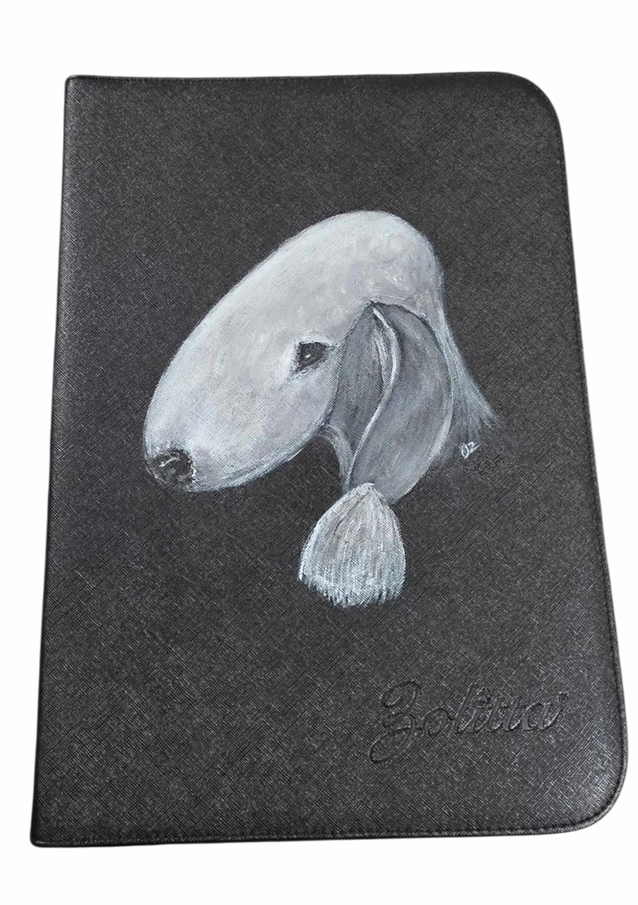 Bedlington Terrier 20 Scissors/8 Combs Canvas case
