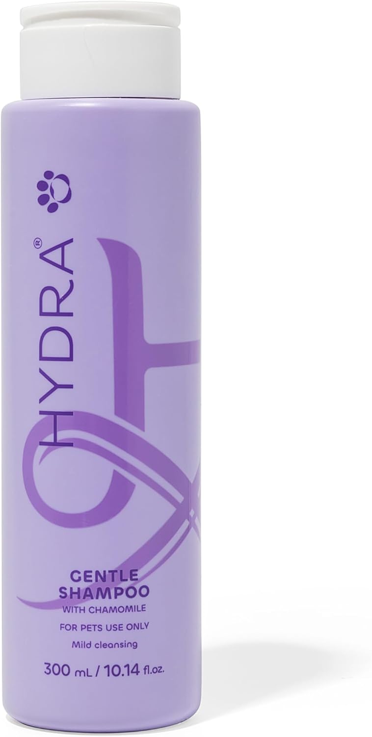 Hydra Luxury Care Puppies and Sensitive-Skin Shampoo, Gentle and Moisturizing Puppy Shampoo with Mint and Chamomile, Dye- and Sulfate-Free, 10.14-Ounce Bottle (Subtle)