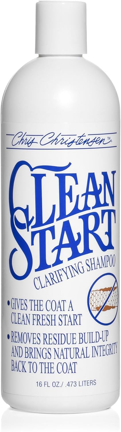 Chris Christensen Clean Start Clarifying Dog Shampoo - Pro-Vitamin Formula That Won’t Strip the Coat