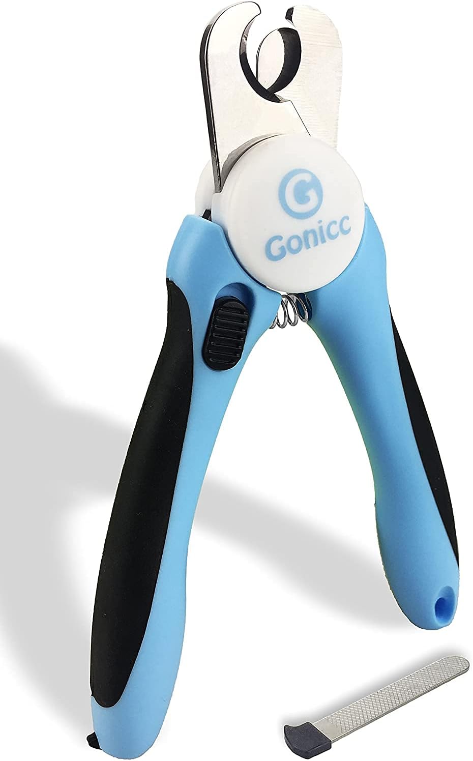 Large gonicc Dog & Cat Pets Nail Clippers and Trimmers - with Safety Guard to Avoid Overcutting, Free Nail File, Razor Sharp Blade - Professional Grooming Tool for Pets